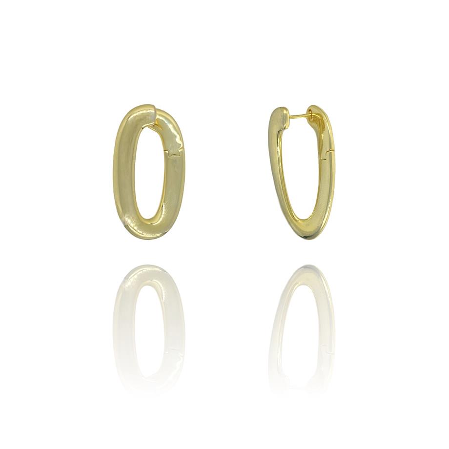 Paizİthal Gold Halka Küpe 
