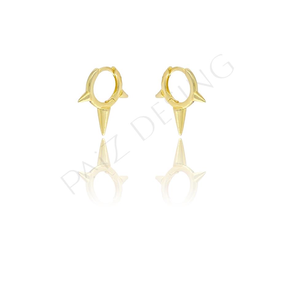 Paizİthal Gold Halka Küpe 