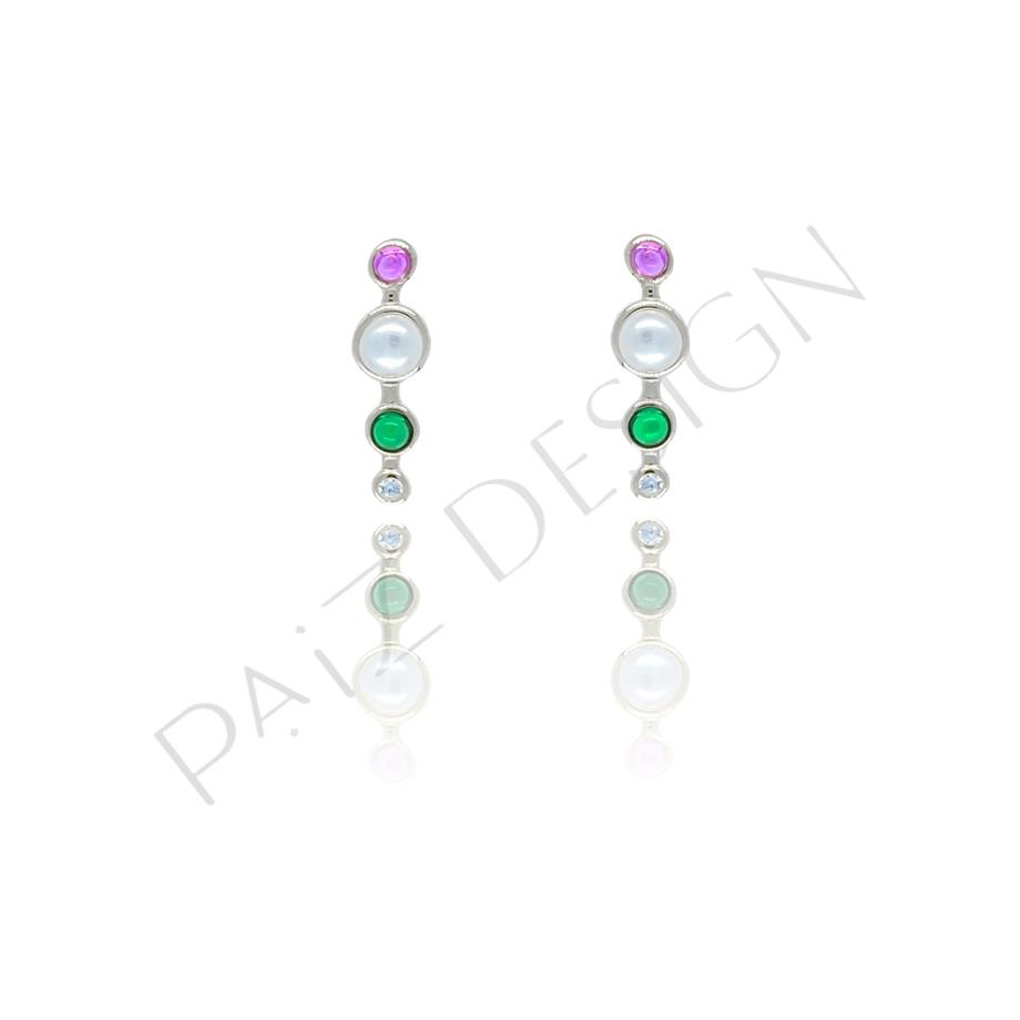 Paizİthal Silver İnci Küpe 