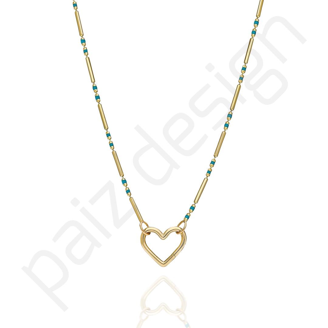 PaizLongtivity Heart Kolye 