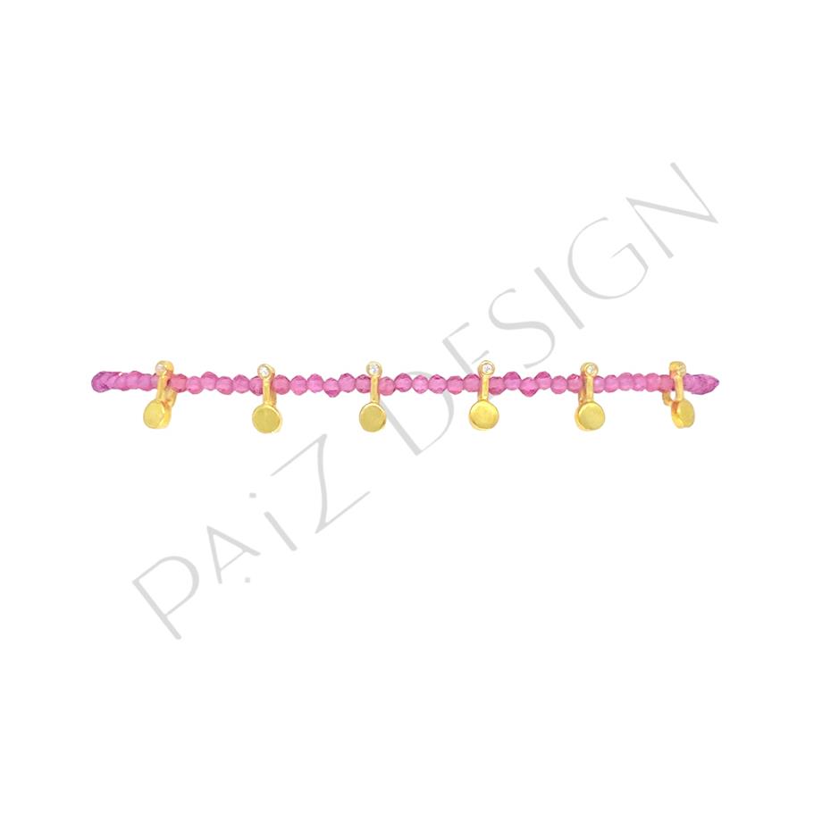 PaizPembe İpli Gümüş Bileklik