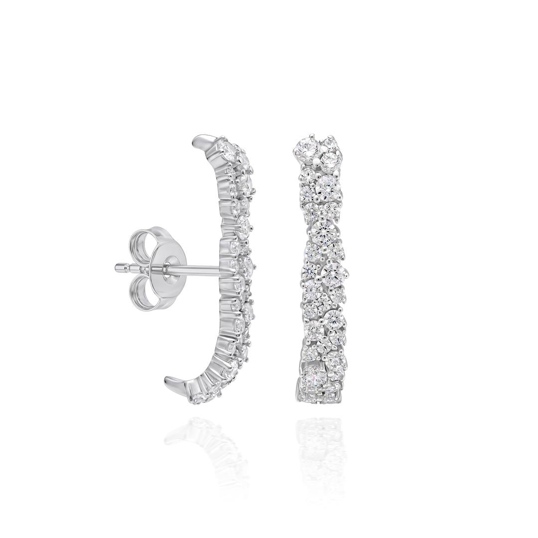 PaizSilver Taşlı Küpe