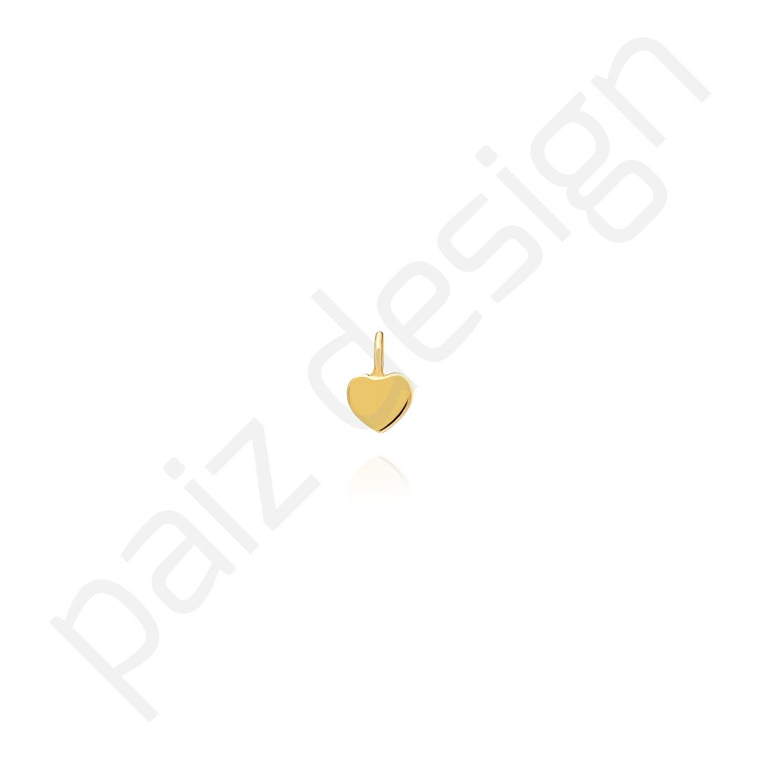 PaizSimple Heart Charm 