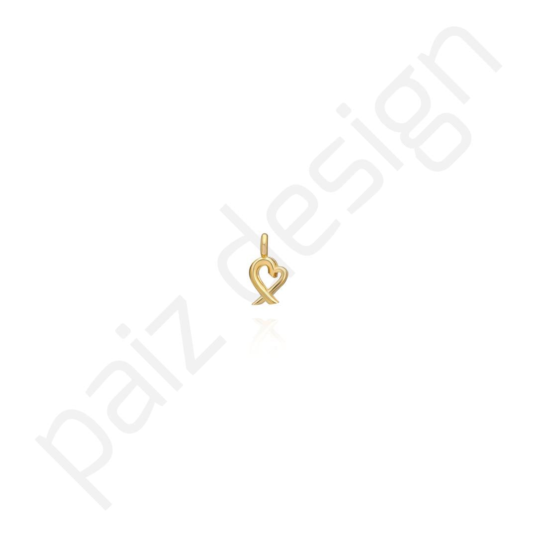 PaizSimple Heart  Charm 