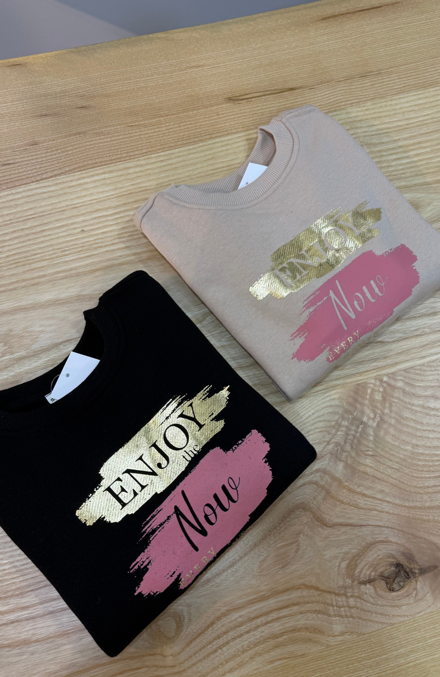 C1957 ENJOY BASKILI ŞARDONSUZ SWEATSHIRT
