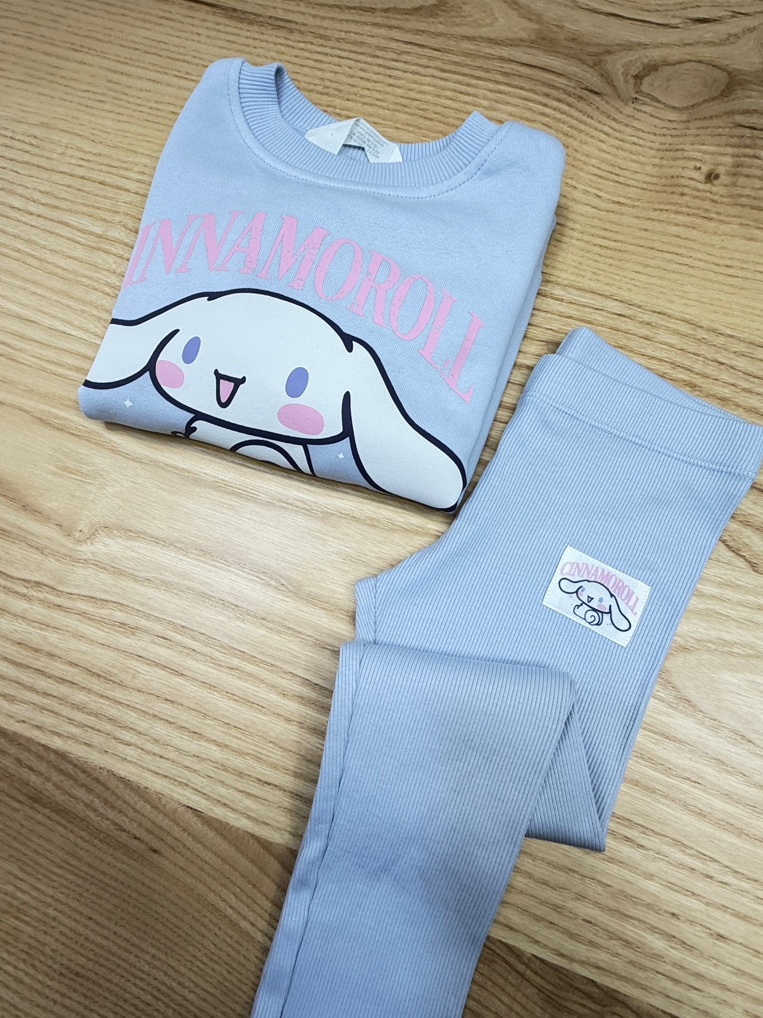 C2541 BASKILI BEBE MAVİ TAYTLI TAKIM