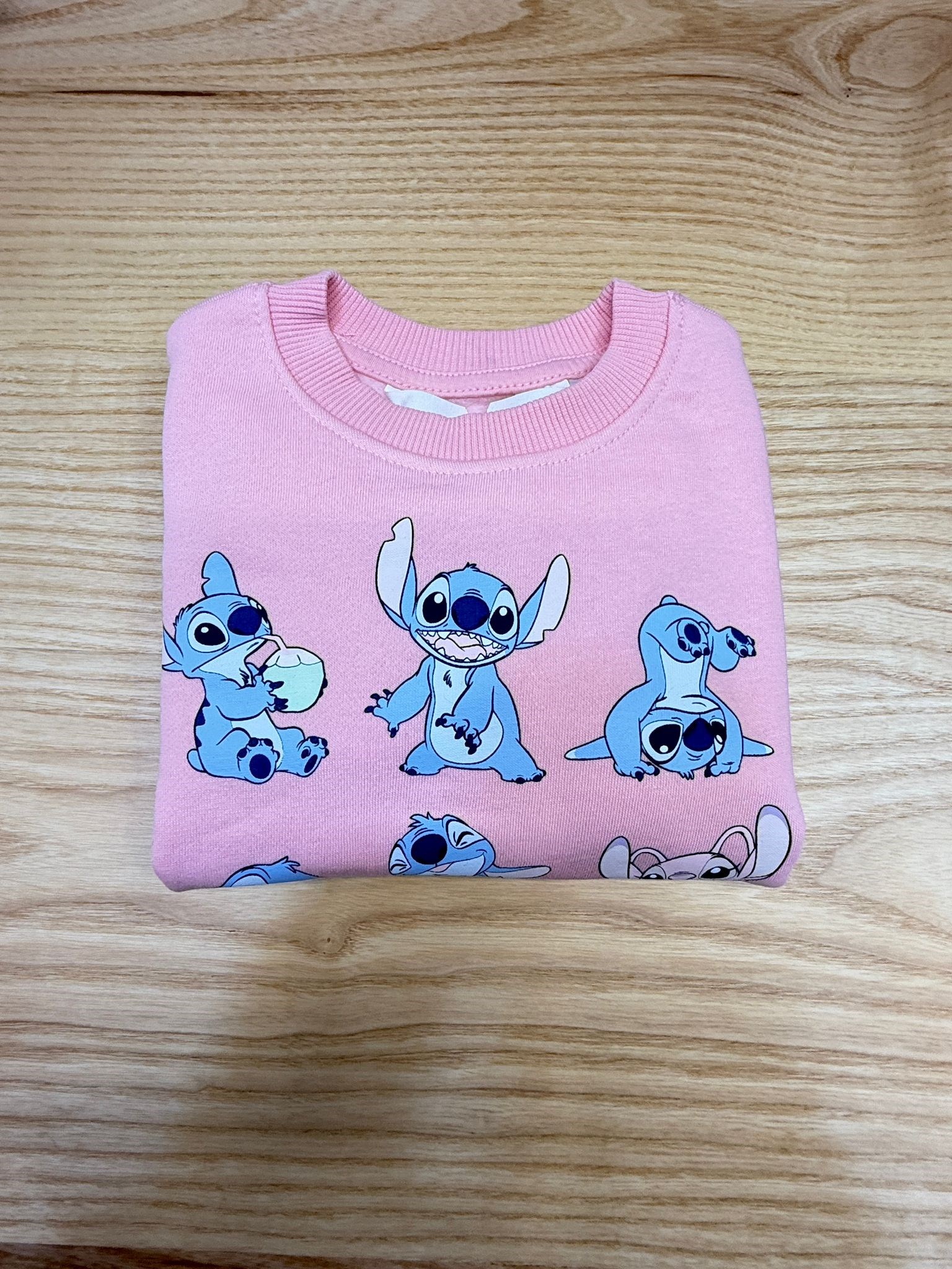 C2543 STITCH BASKILI PEMBE SWEAT