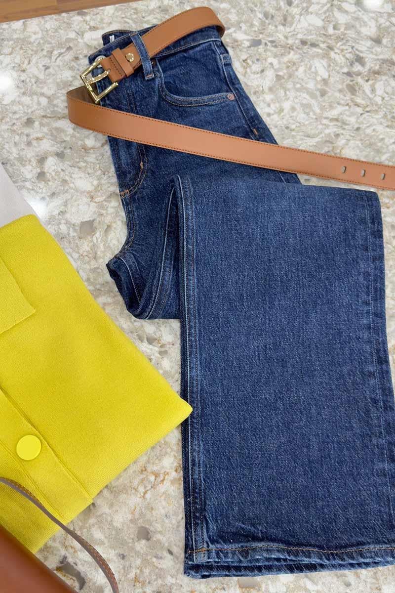K1850 A.D STRAIGHT LACİVERT JEAN