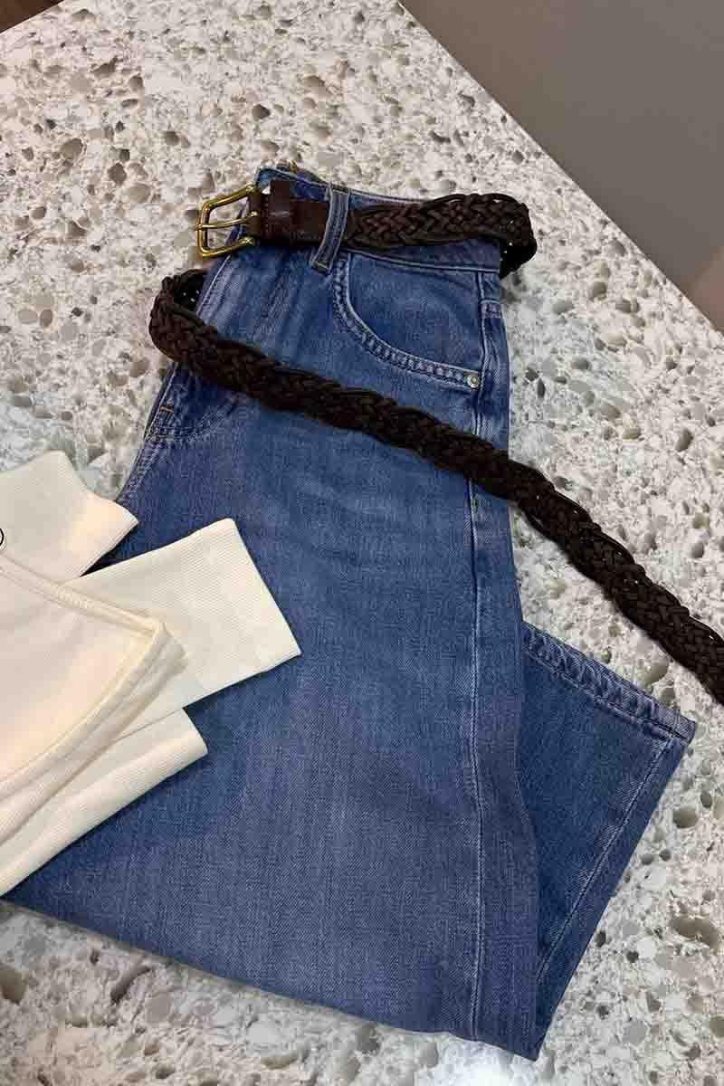 K2776 M.S MAVİ BERMUDA JEAN