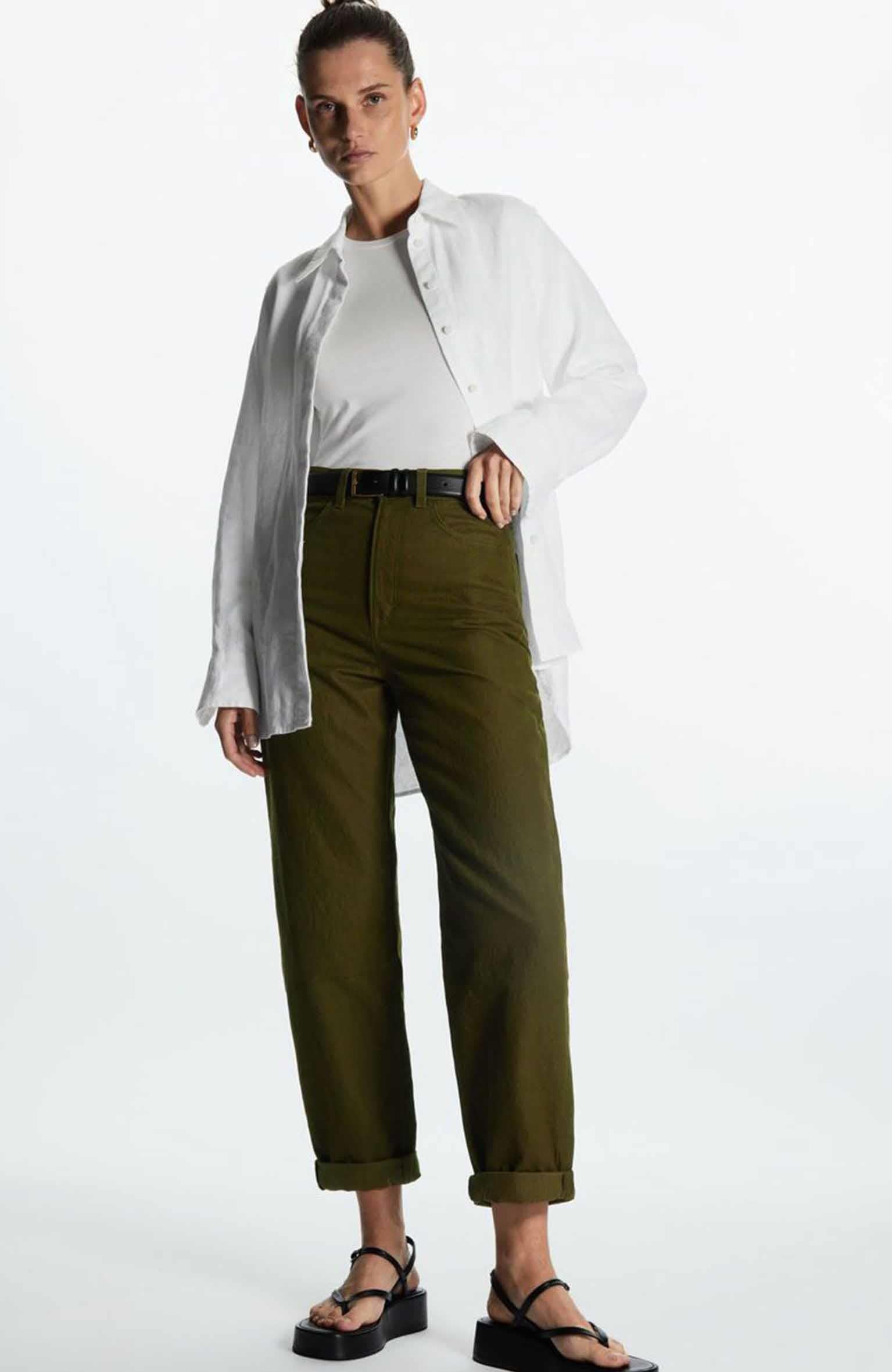 K3367 C.OS YEŞİL CHINO PANTOLON