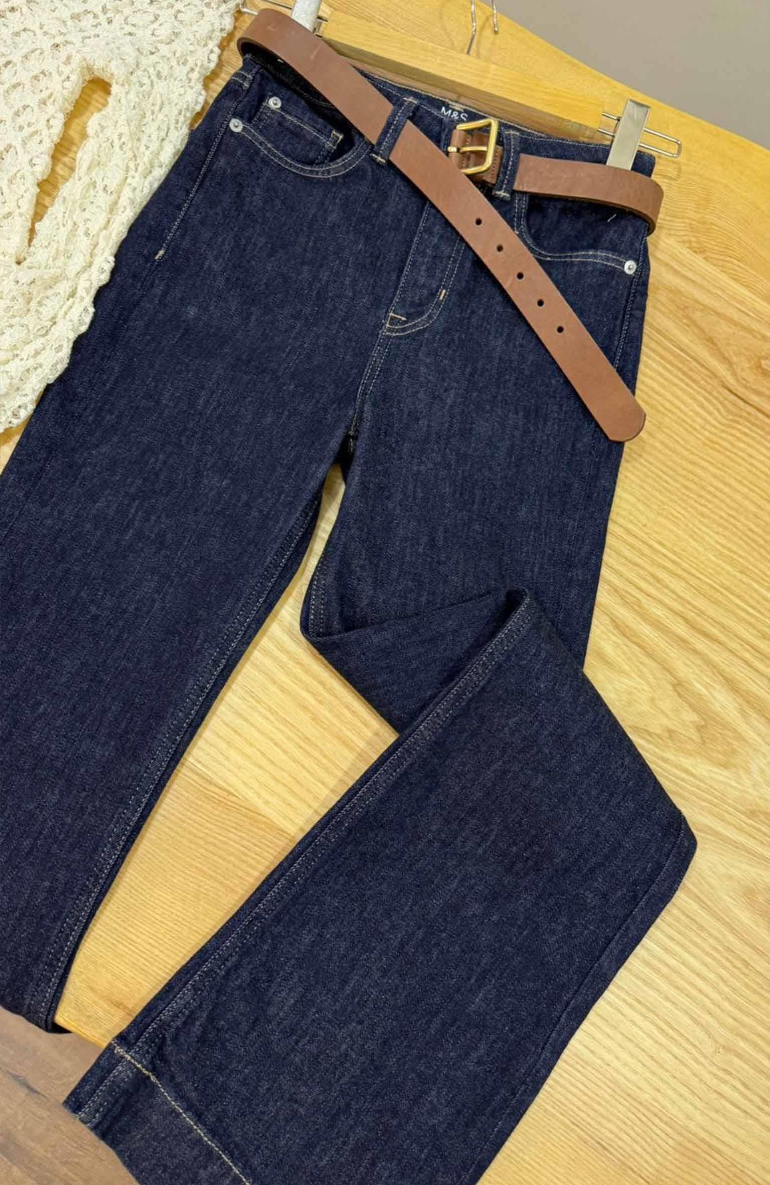 K3539 M.S REGULAR LENGHT KOYU LACİVERT JEAN