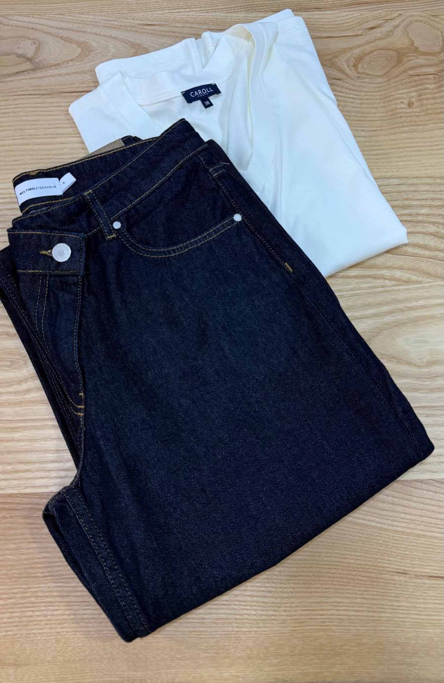 K3648 M.TİNG TABA DİKİŞLİ KOYU LACİVERT JEAN