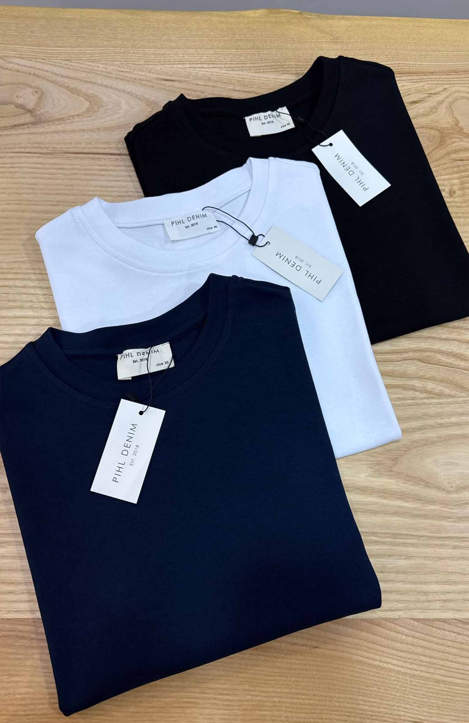 K3681 PIHL D. BİSİKLET YAKA T-SHIRT