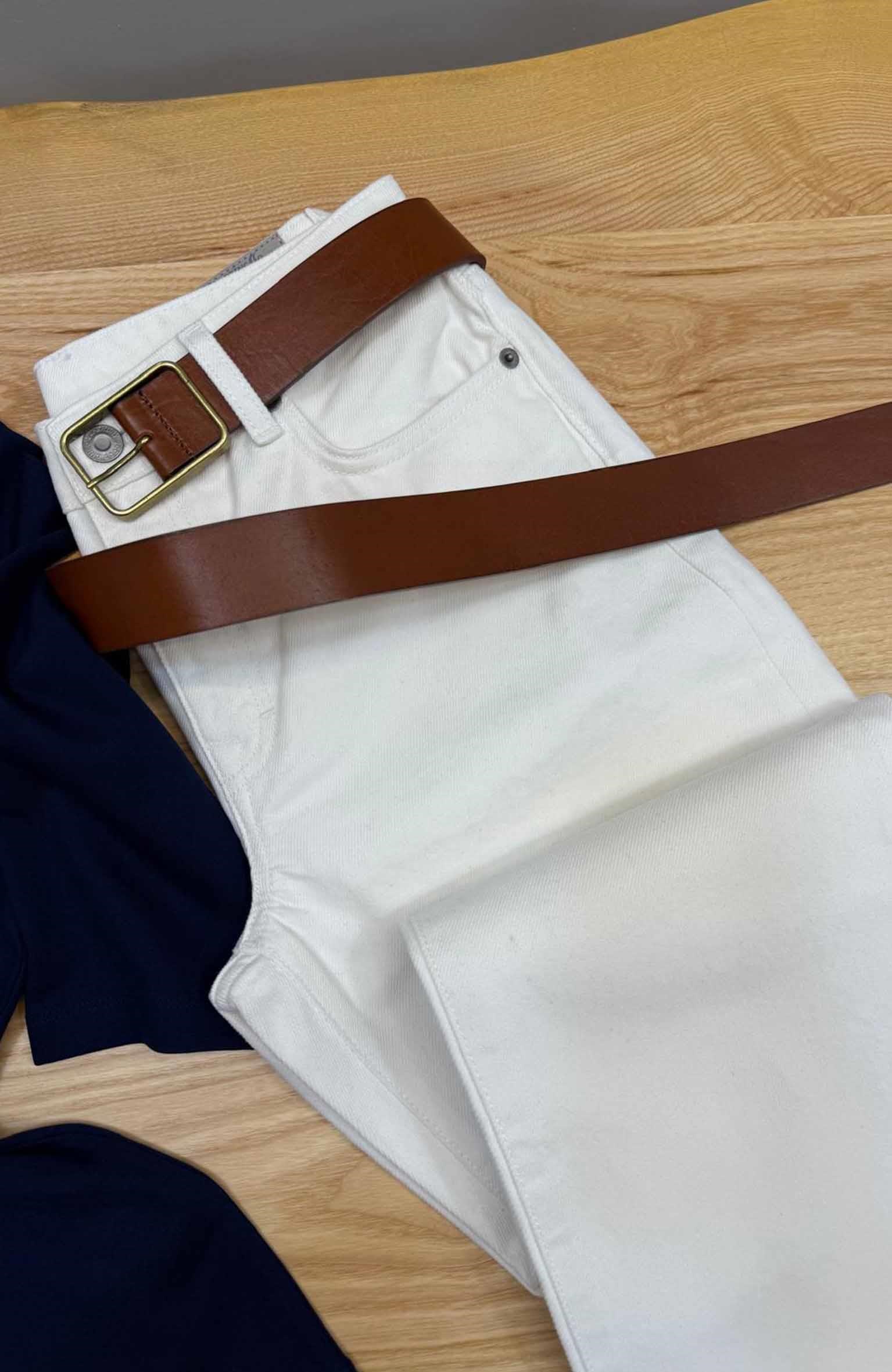 K3790 SPRDRY ORGANİK PAMUK LİKRASIZ EKRU JEAN