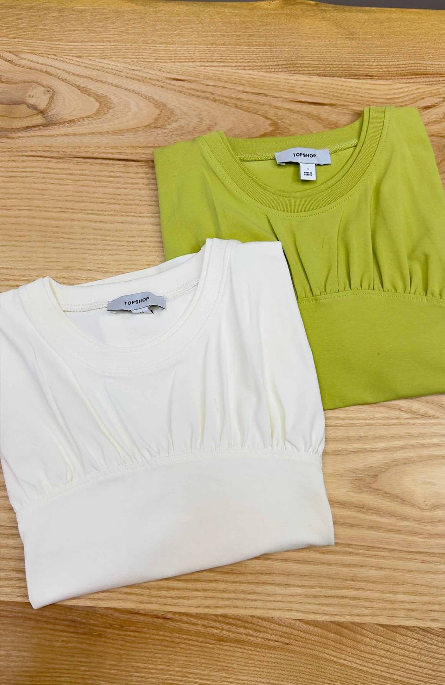 K4004 DRAPELİ BELDEN OTURTMALI T-SHIRT 