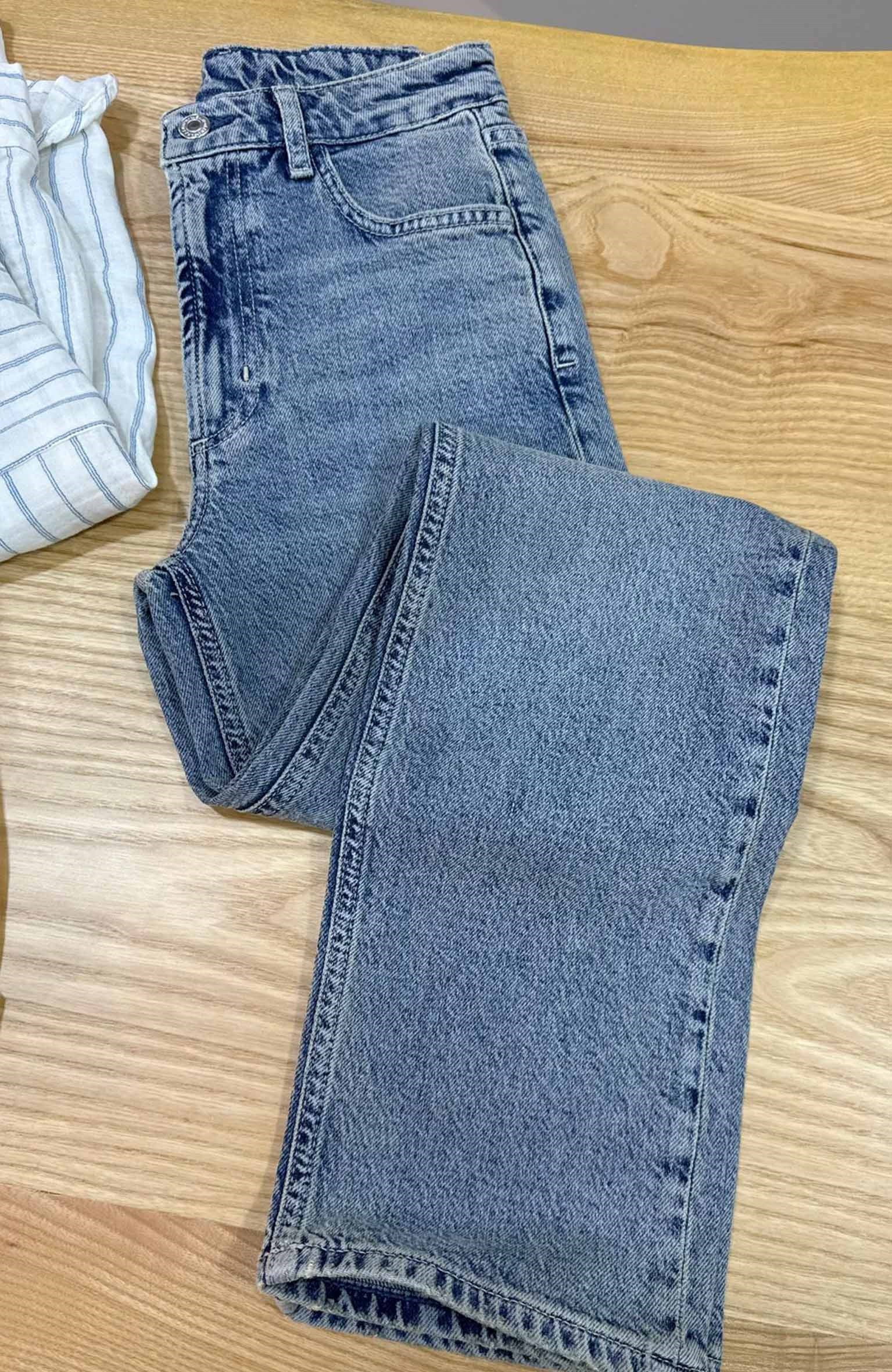 K4045 VİNTAGE YIKAMALI STRAIGHT JEAN
