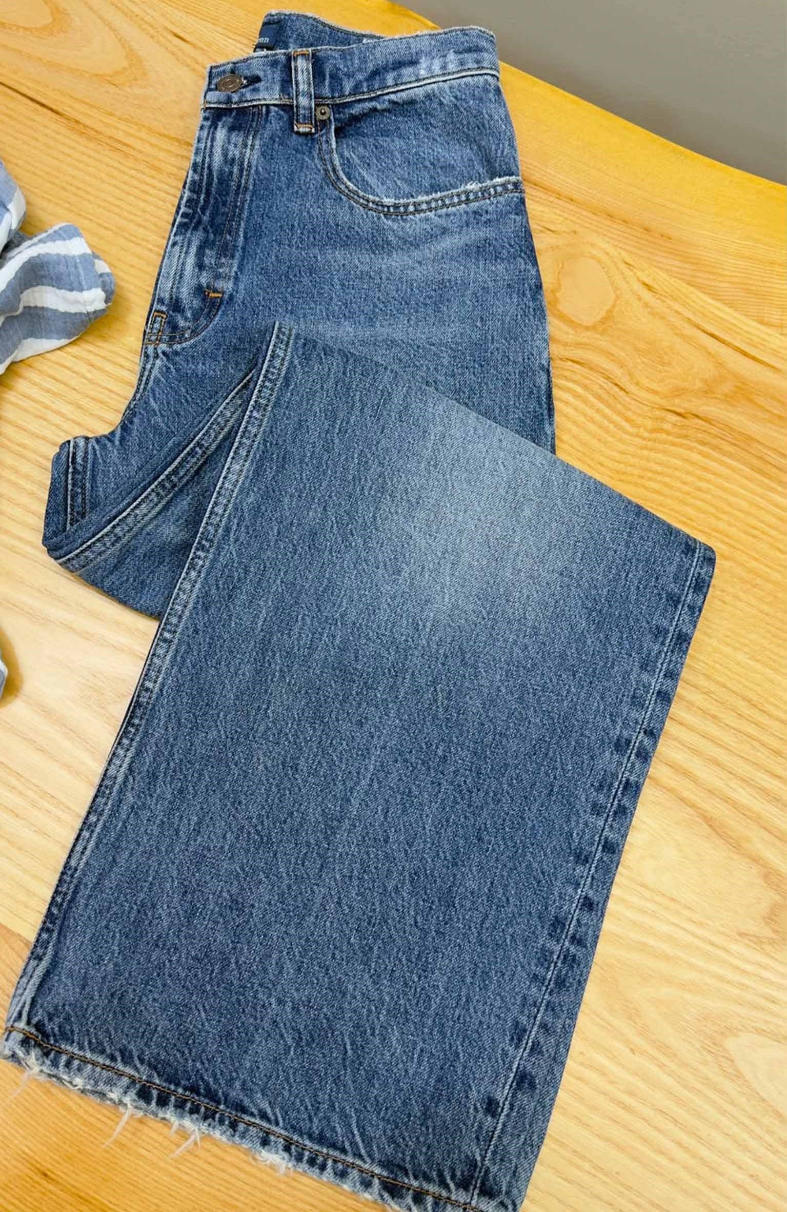 K4235 PRL RELAXED WİDE LEG MAVİ JEAN