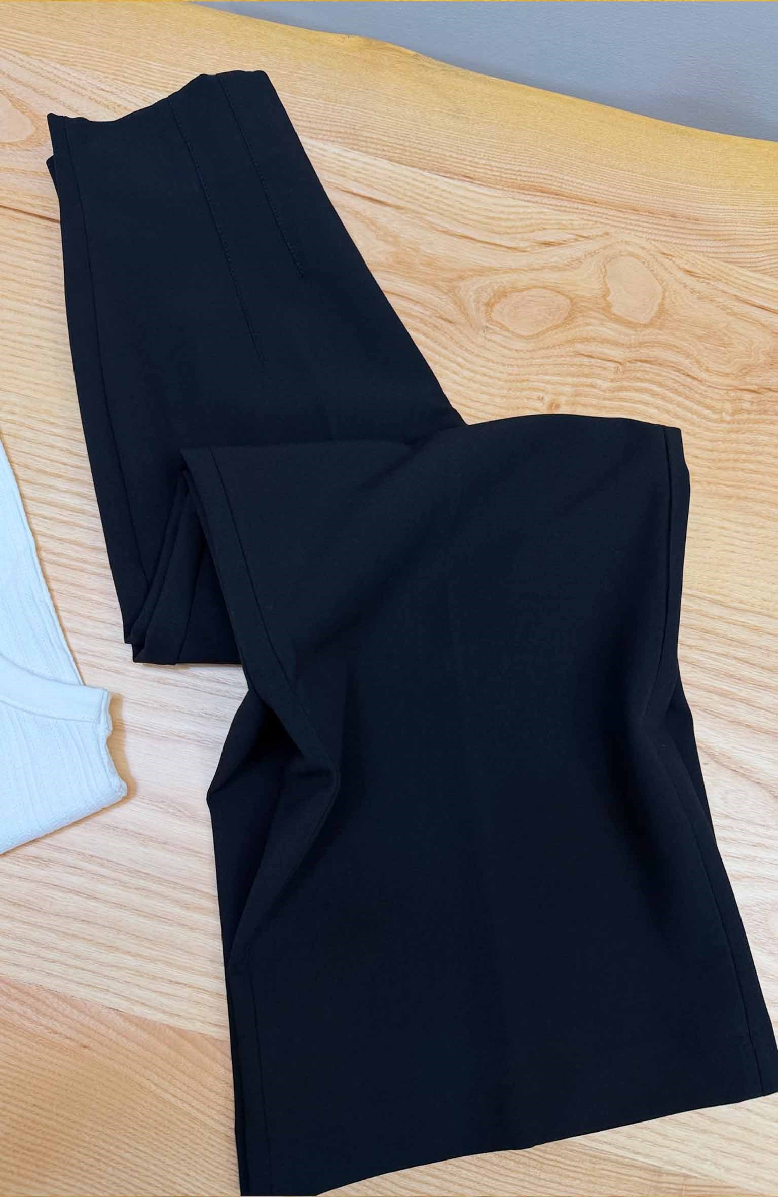 K4294 Z. BELDEN PENSLİ SİYAH KUMAŞ PANTOLON