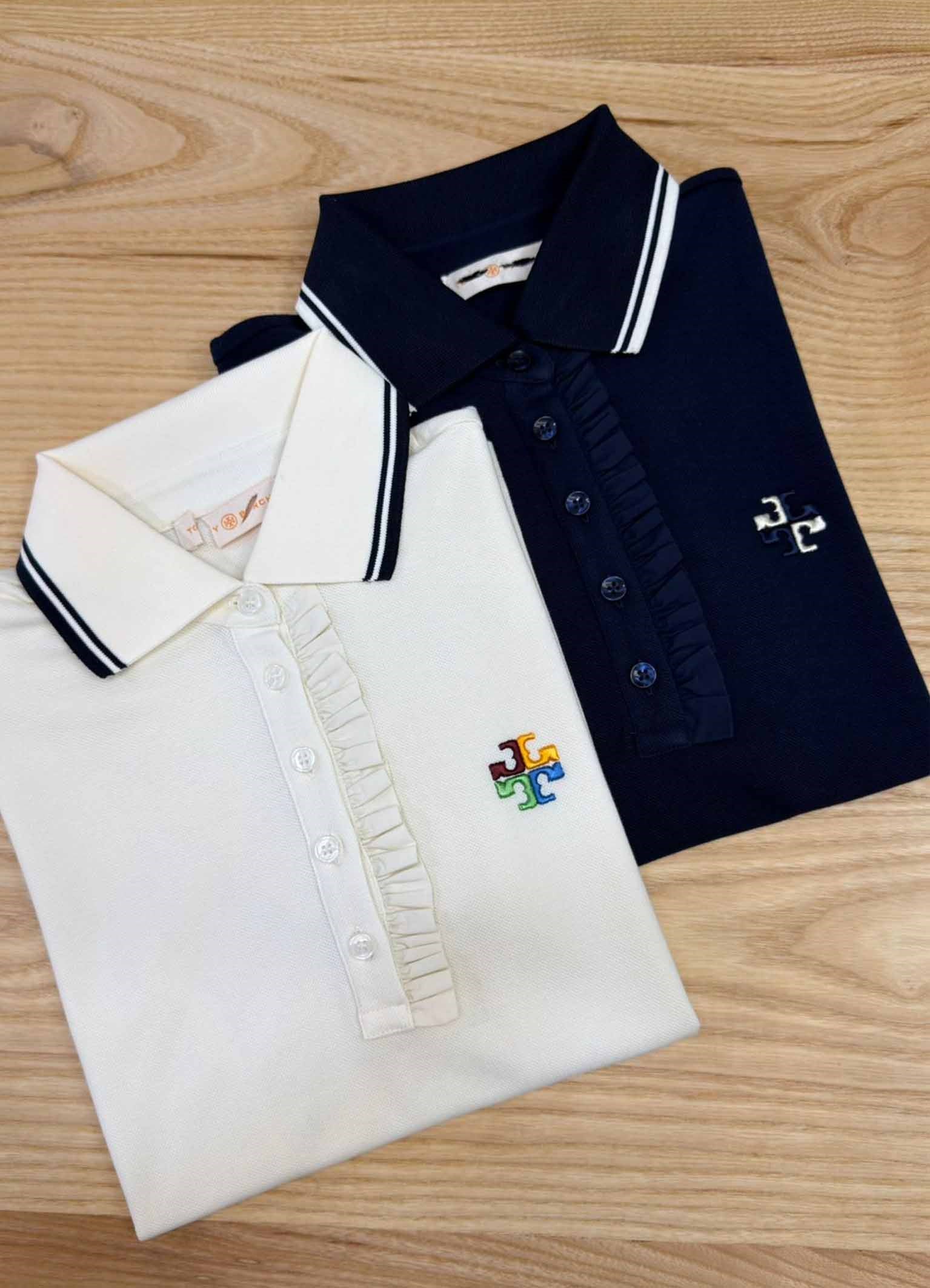 K4541 POLO YAKA NAKIŞLI T-SHIRT