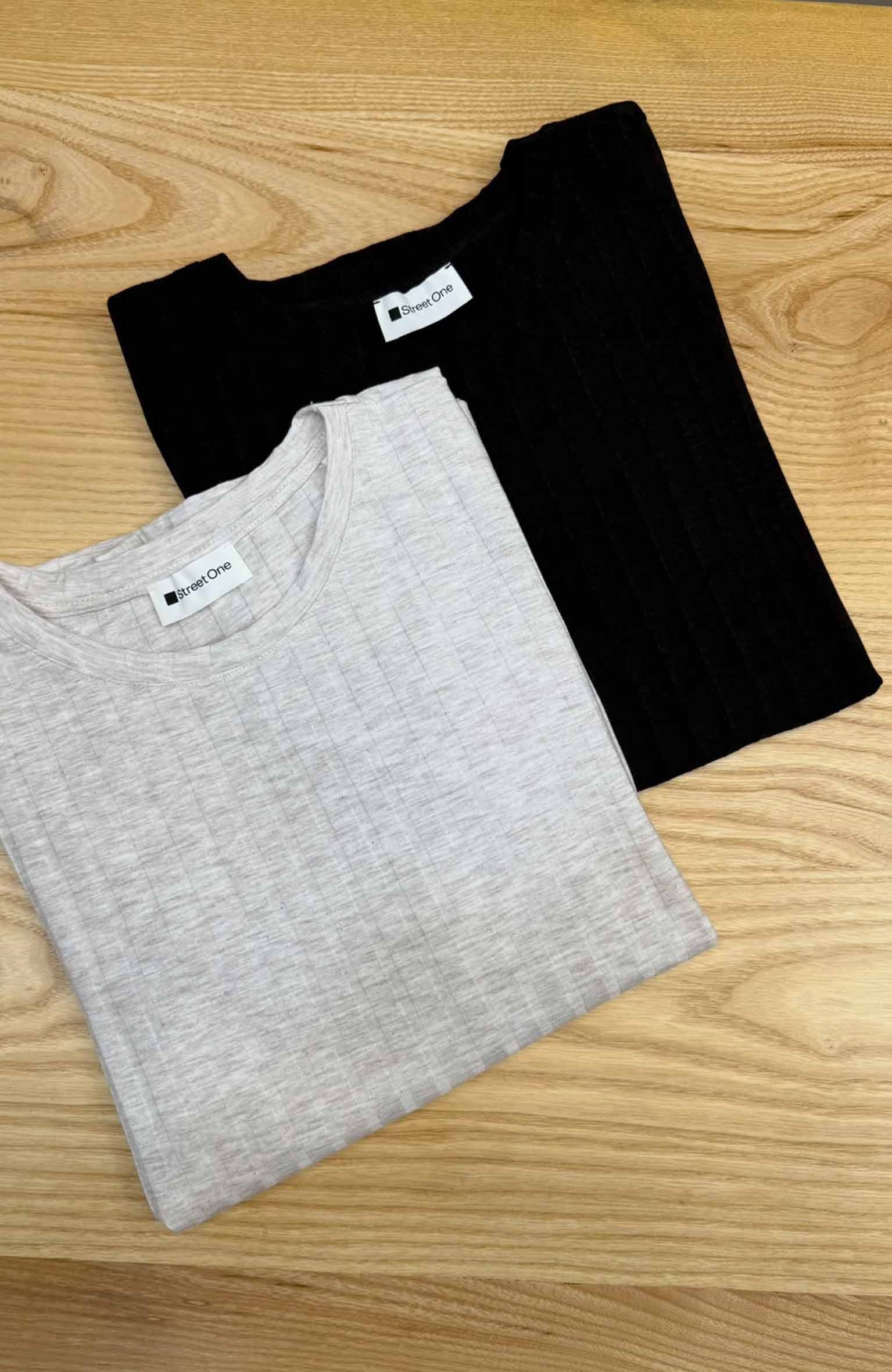 K4841 S.ONE 1/3 KOL T-SHIRT