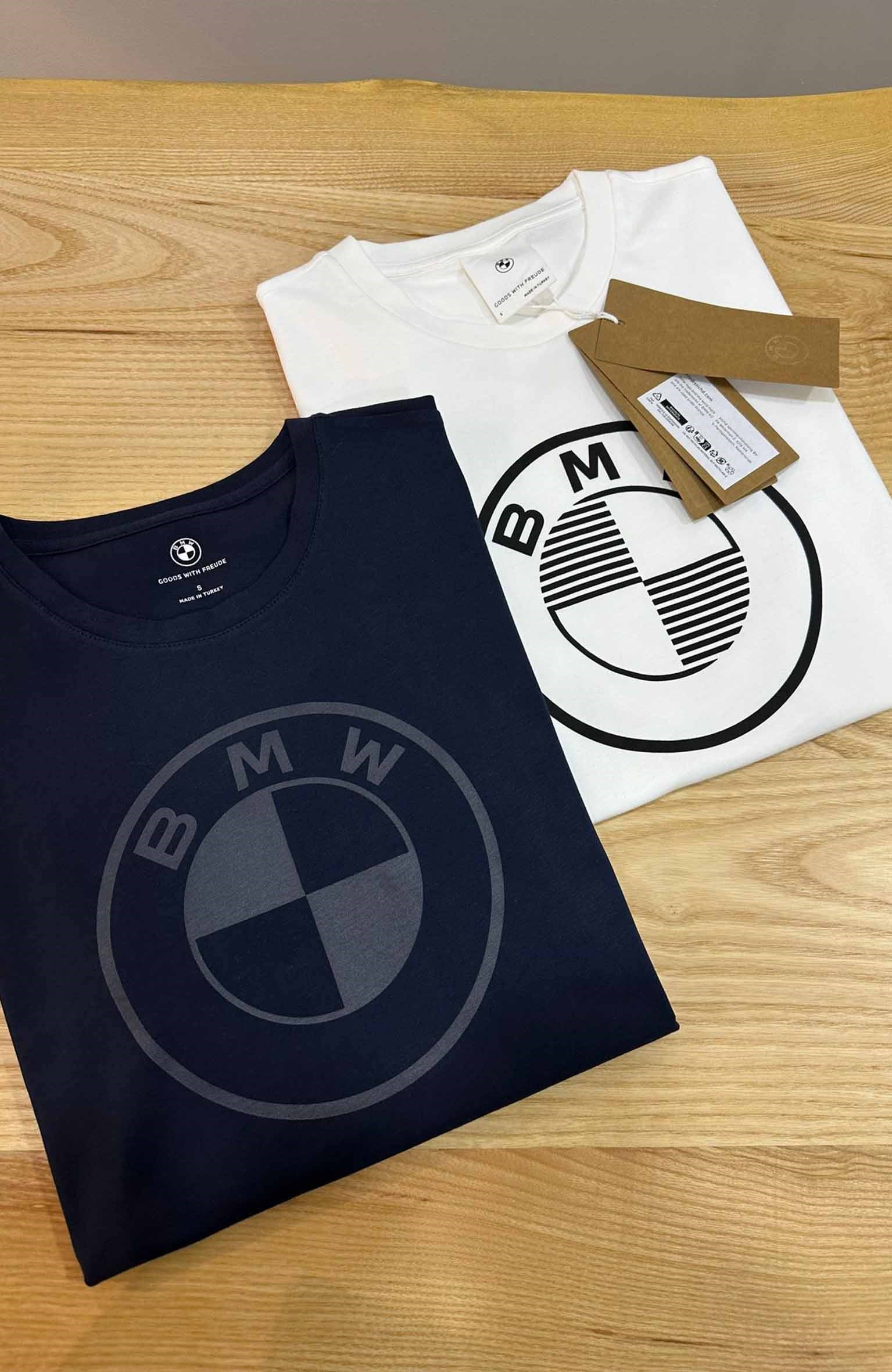 MEN1403 B.MW BİSİKLET YAKA BASKILI T-SHIRT