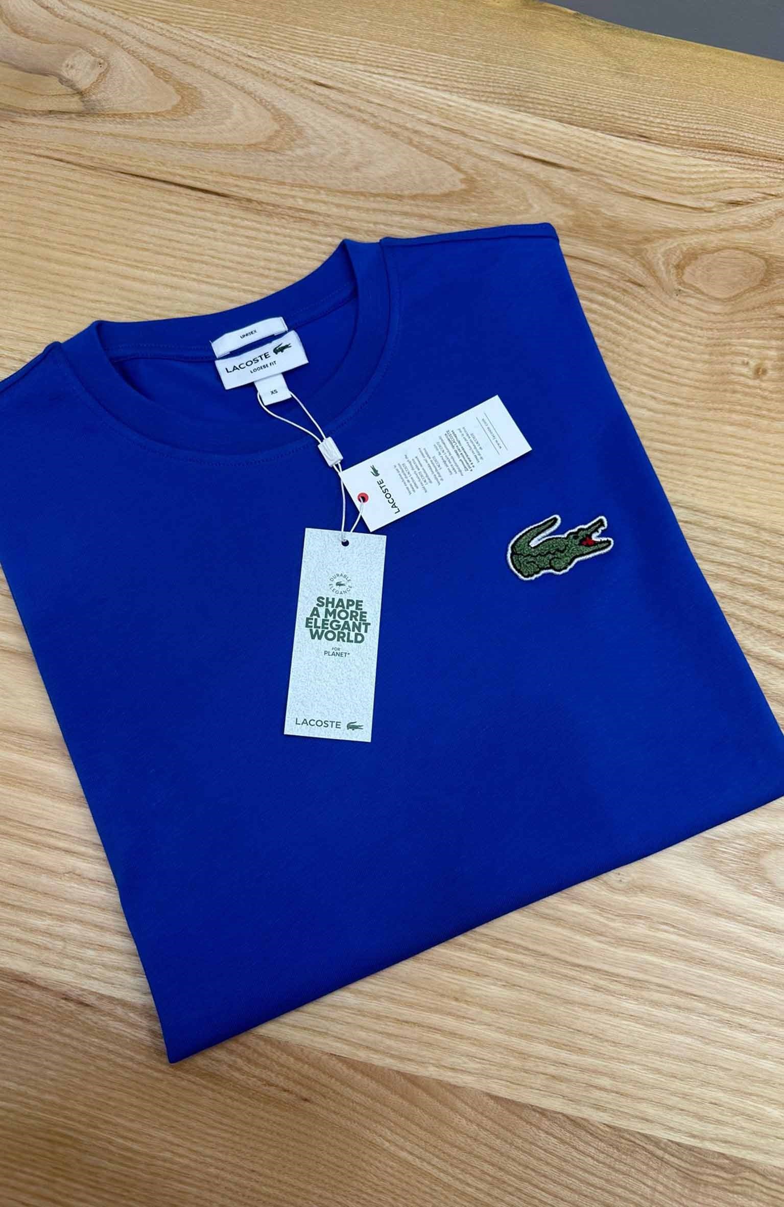MEN1408 LCS LOOSE FİT SAKS MAVİ T-SHIRT