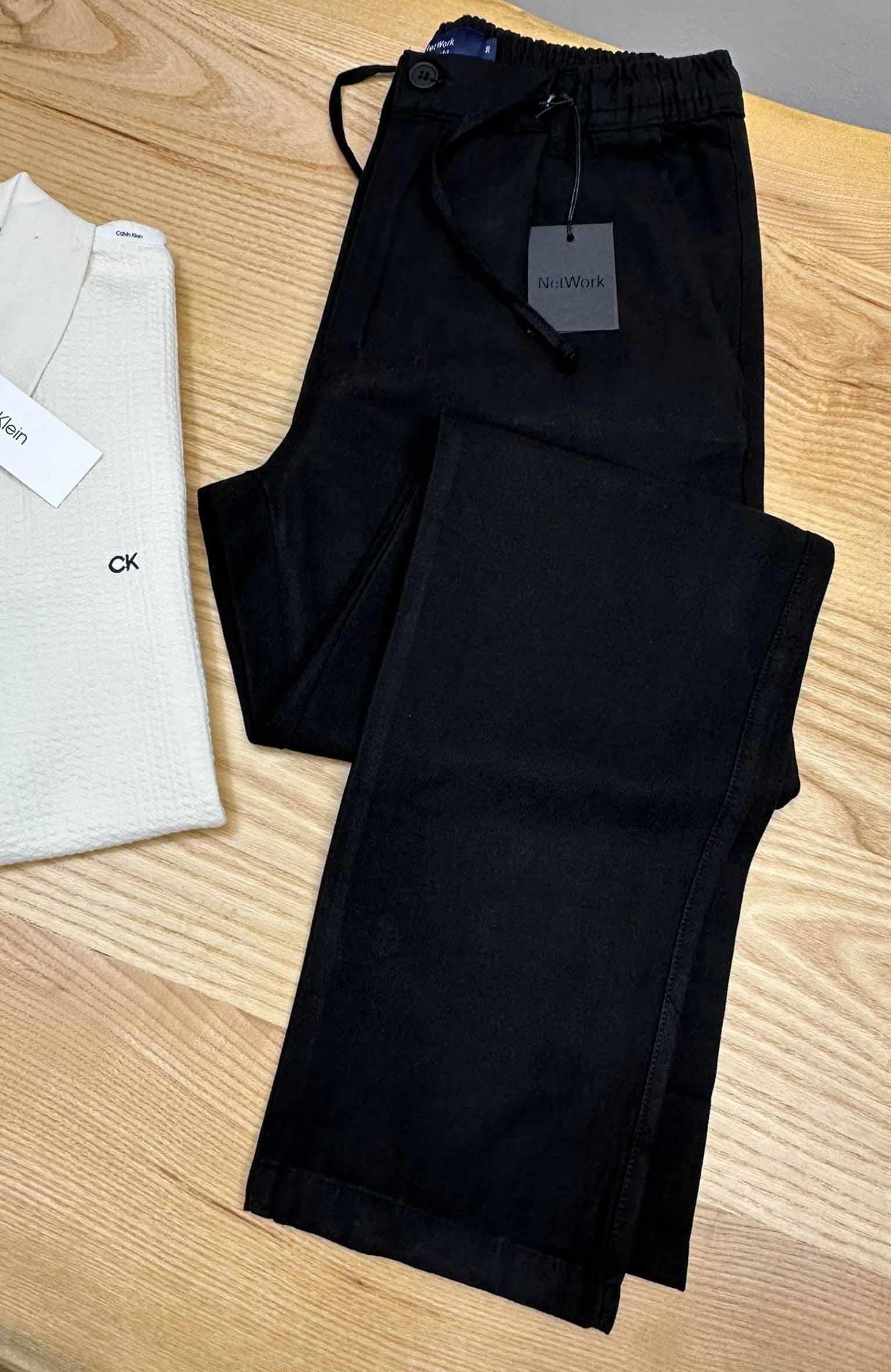 MEN1461 N.WRK PAMUKLU SİYAH PANTOLON