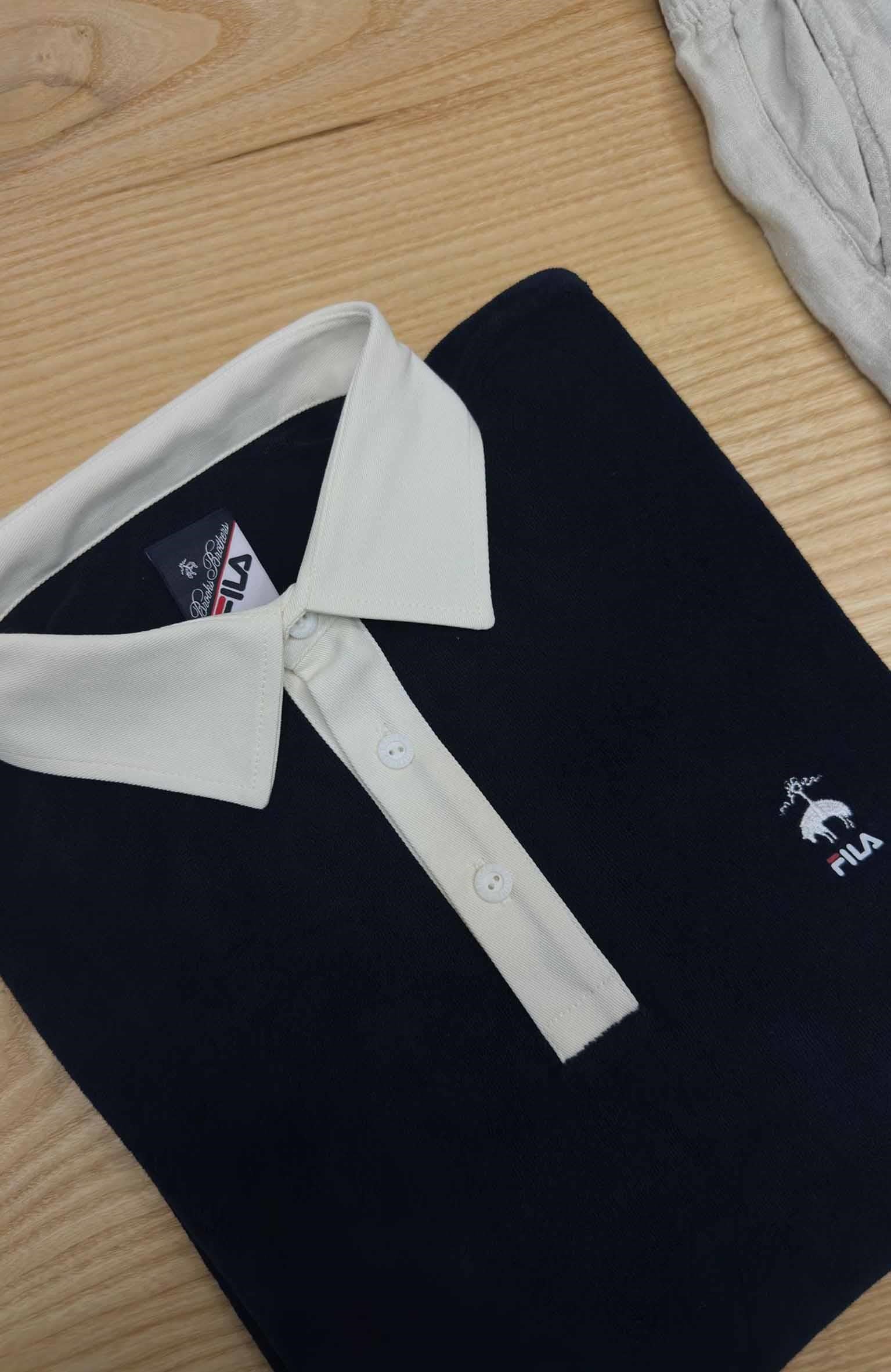 MEN1467 B&B F.LA İŞ BİRLİKLİ ÖZEL SERİ HAVLU POLO YAKA T-SHIRT