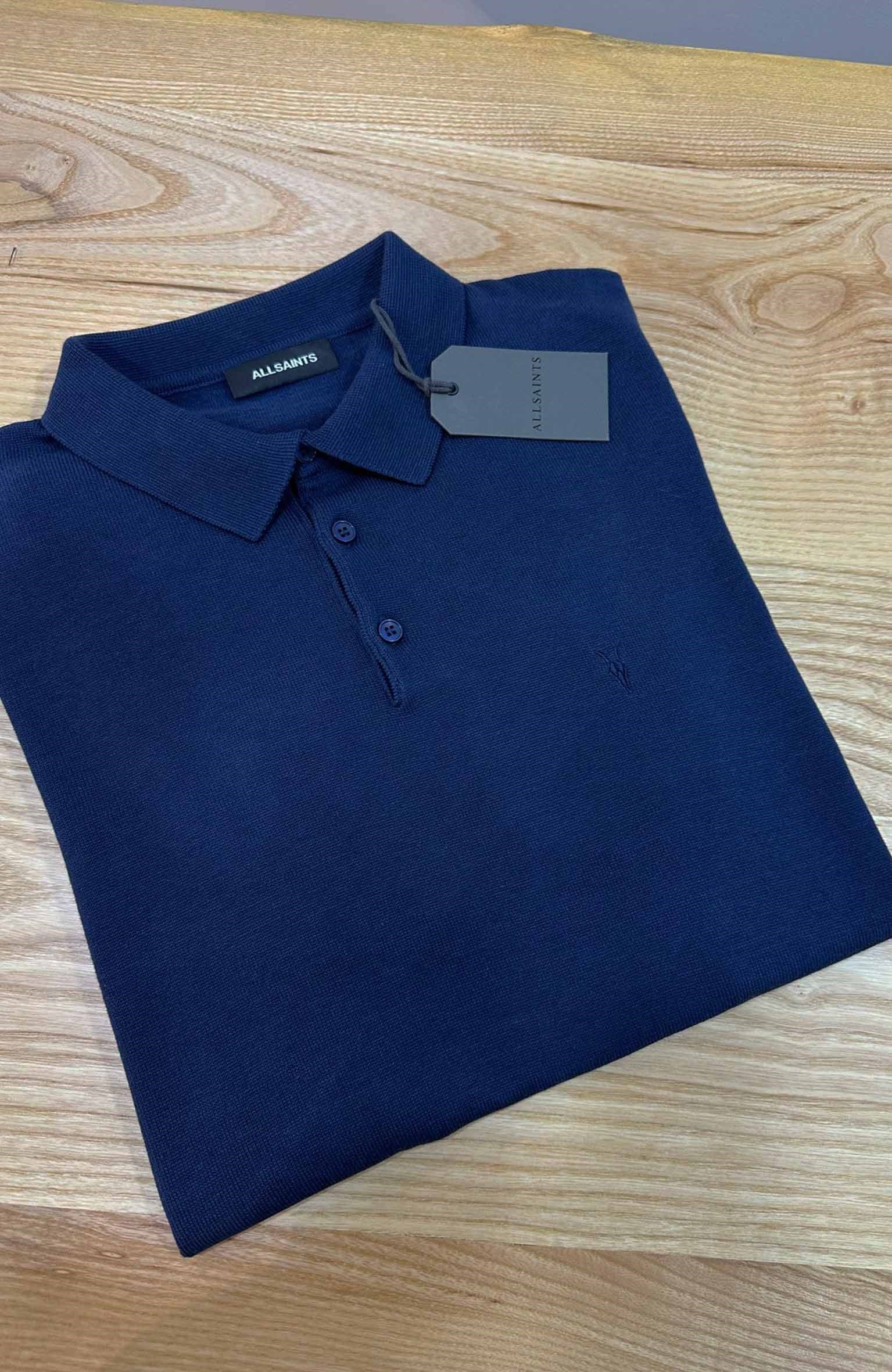 MEN1509 ALL S. POLO YAKA LACİVERT TRİKO T-SHIRT