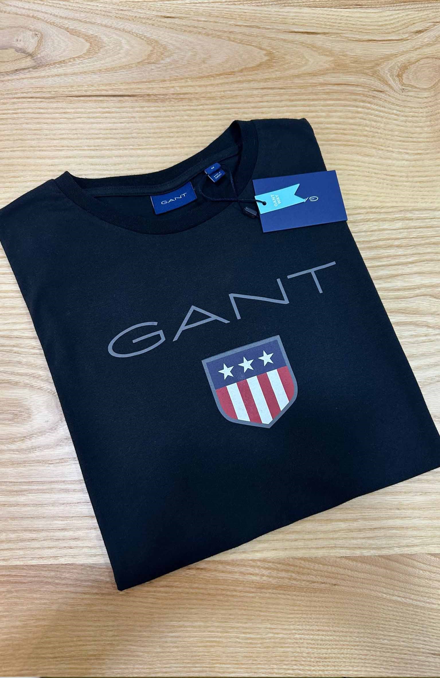 MEN1654 GNT BÜYÜK NAKIŞLI SİYAH  T-SHIRT