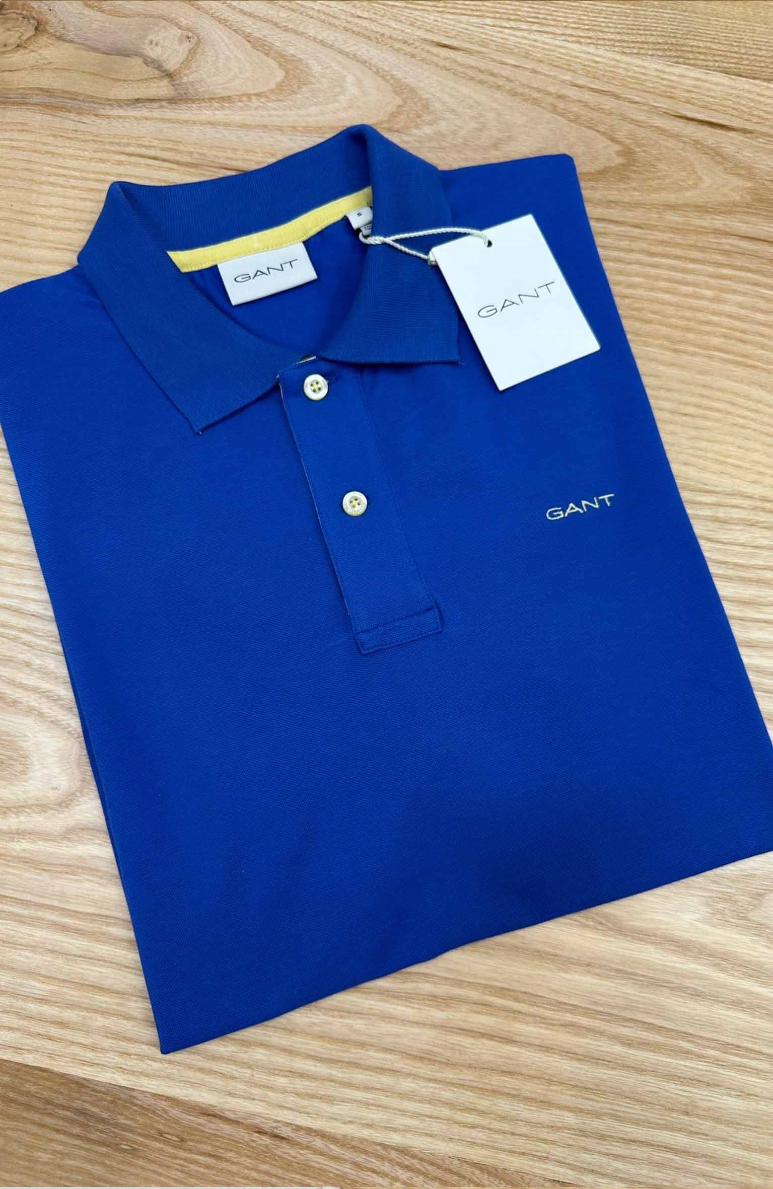 MEN1758 GNT SAKS MAVİ POLO T-SHIRT