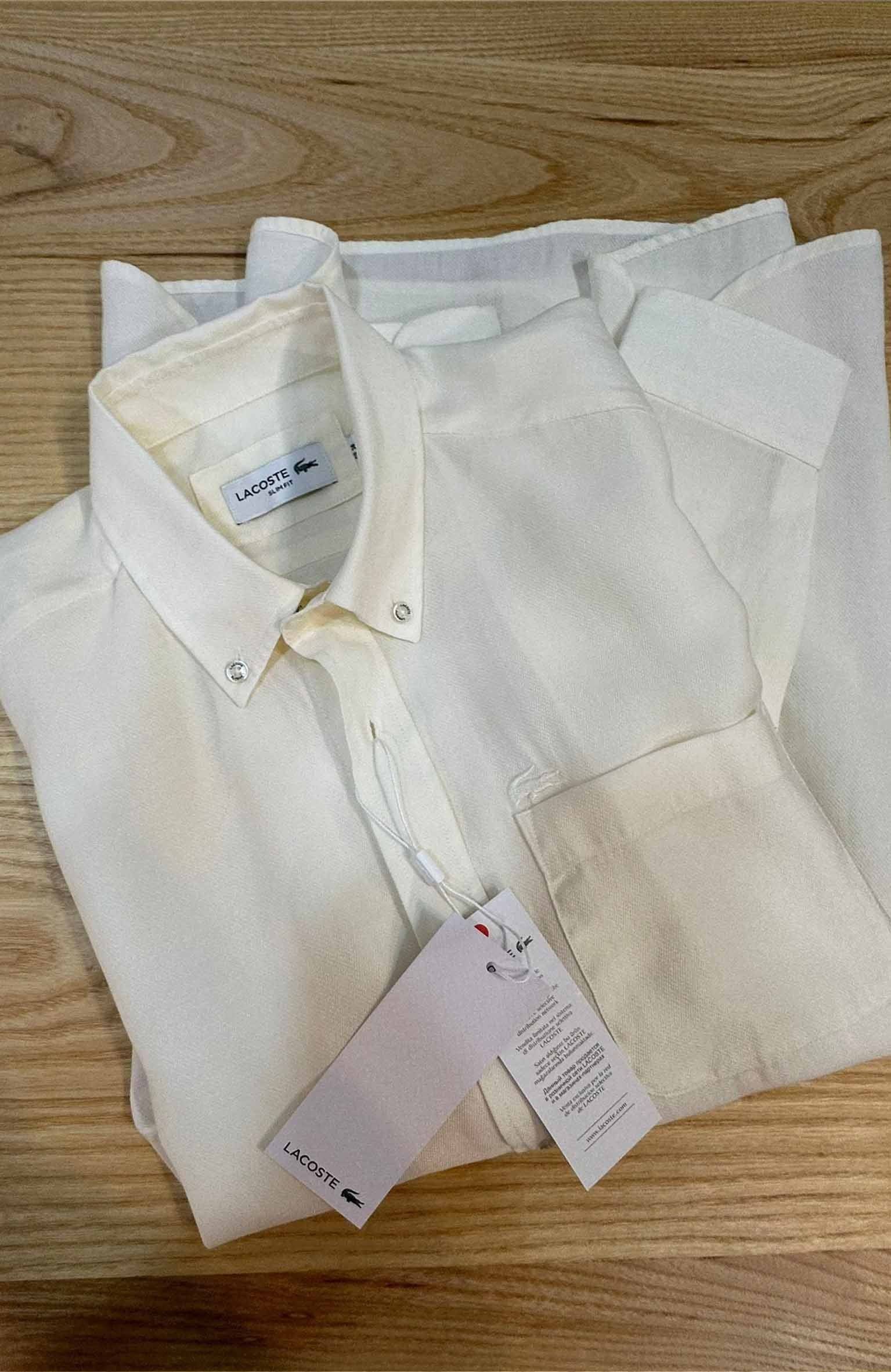 MEN1794 LCT CEPLİ TENCEL EKRU GÖMLEK