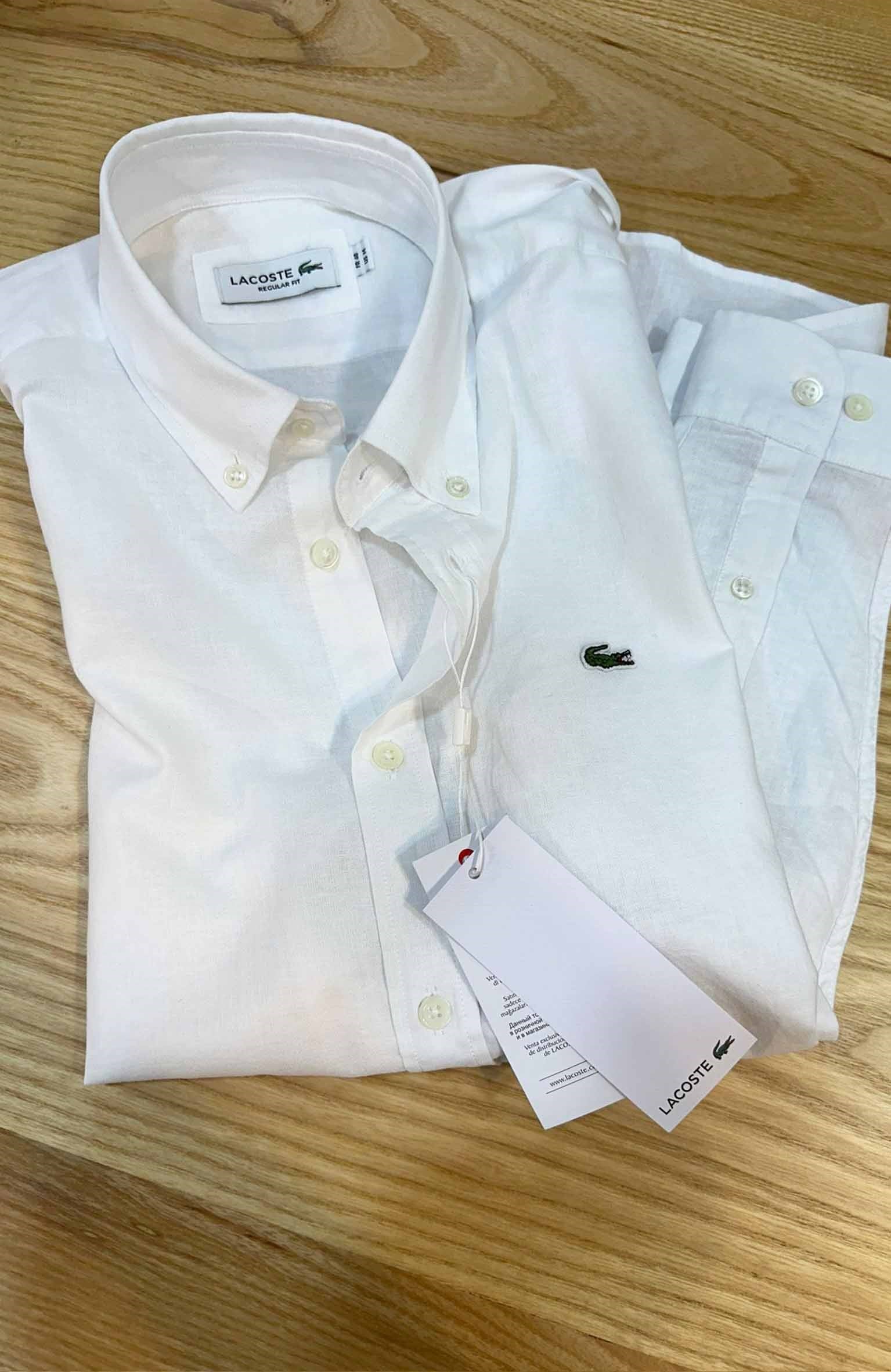MEN1801 LCT REGULAR FİT BEYAZ KETEN GÖMLEK