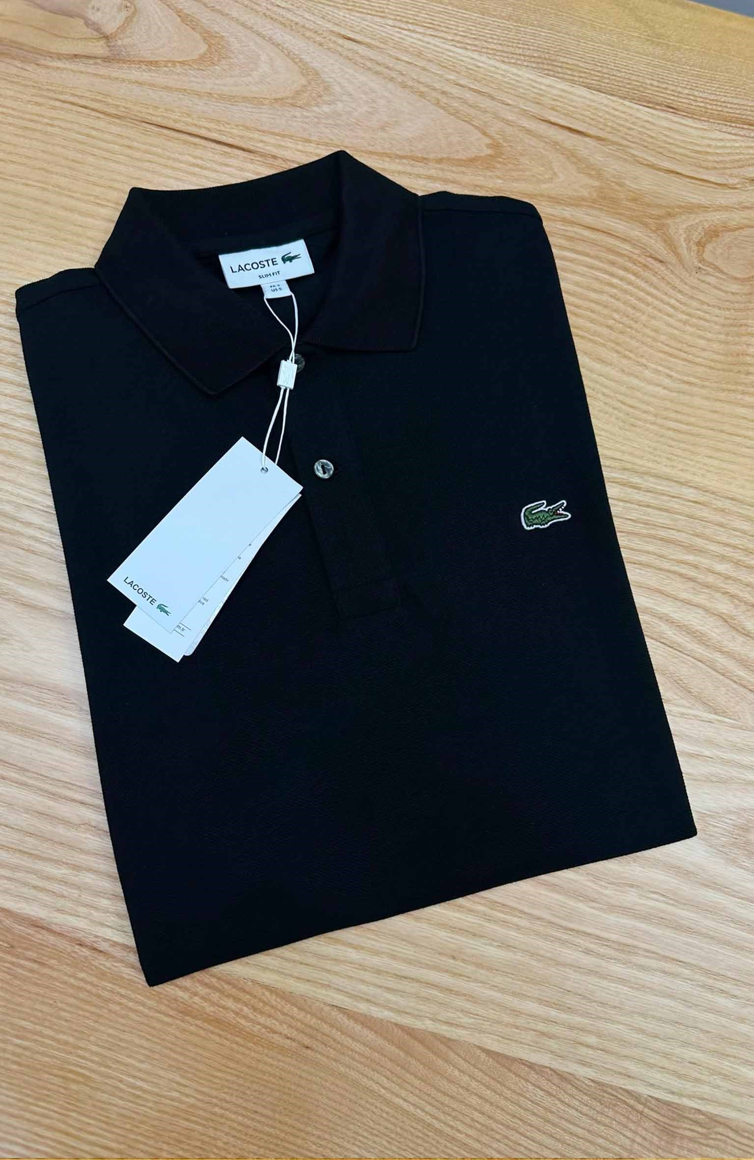 MEN1888 LCT SLİM FİT SİYAH POLO T-SHIRT