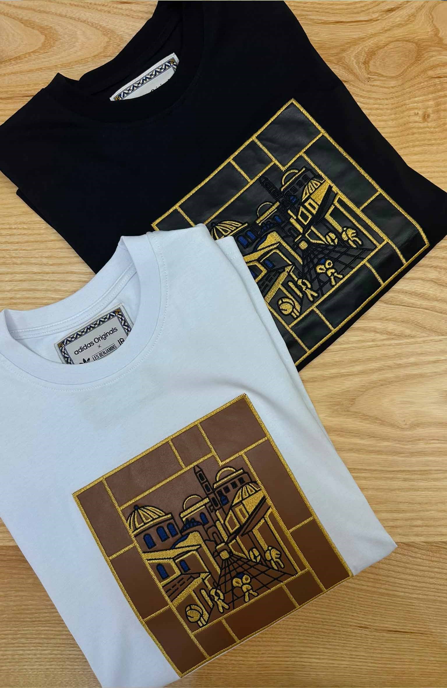 MEN1903 LS&AD İŞ BİRLİKLİ TAHTAKALE NAKIŞ T-SHIRT
