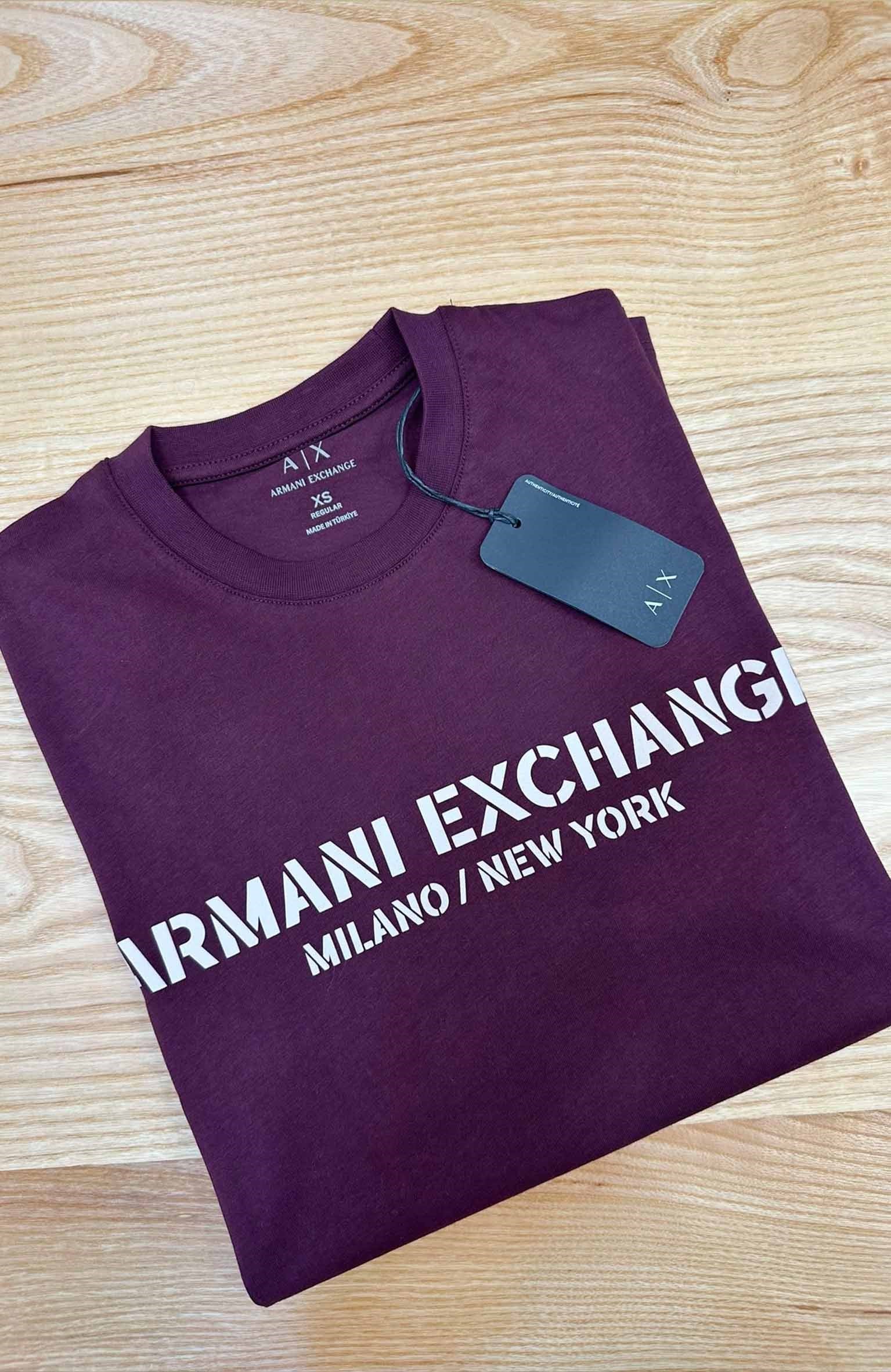 MEN1947 A.X ÖN/ARKA BASKILI MÜRDÜM T-SHIRT