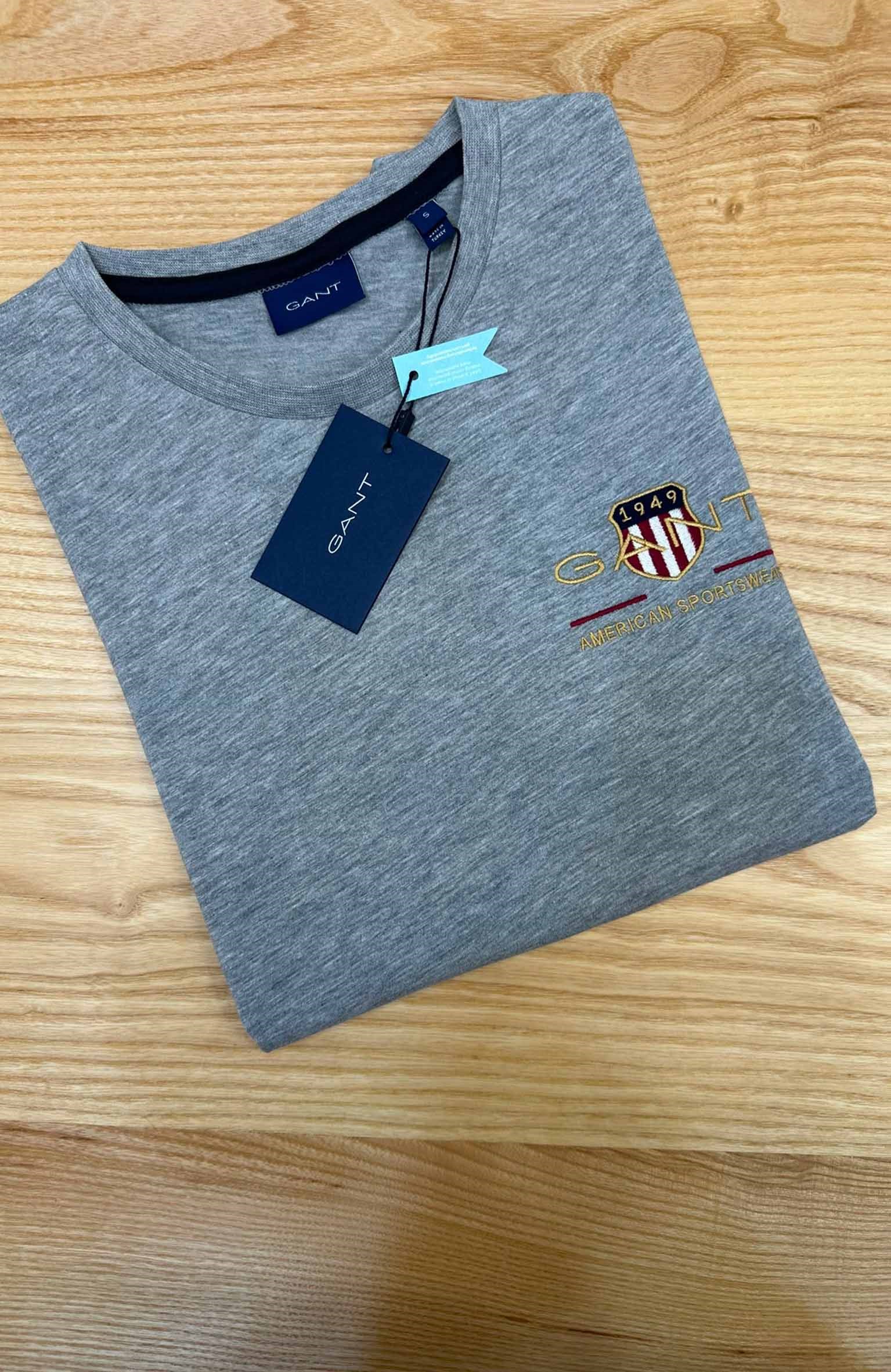 MEN1955 GNT NAKIŞLI GRİ T-SHIRT