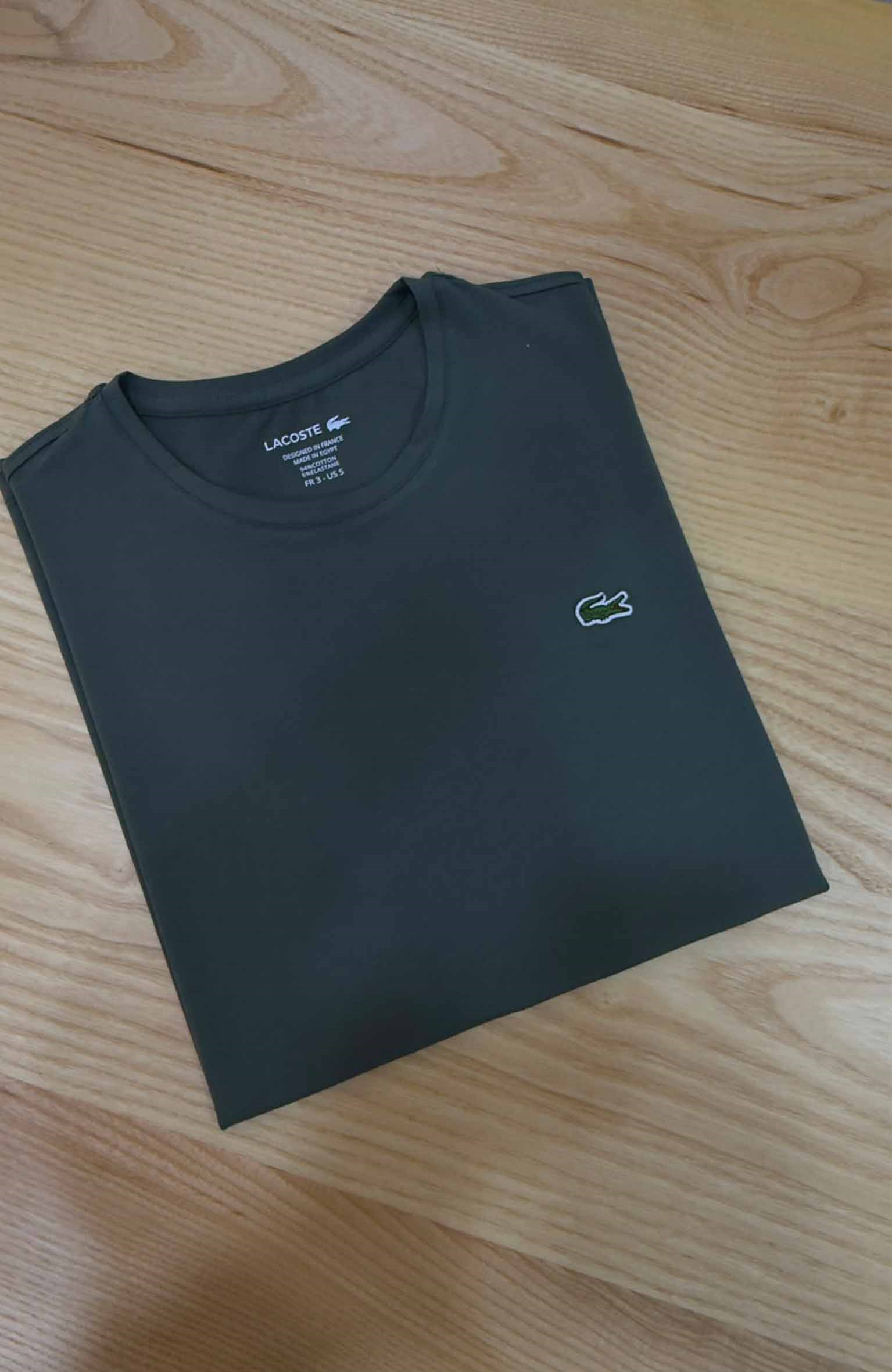 MEN1971 LCT PAMUKLU HAKİ BASİC T-SHIRT