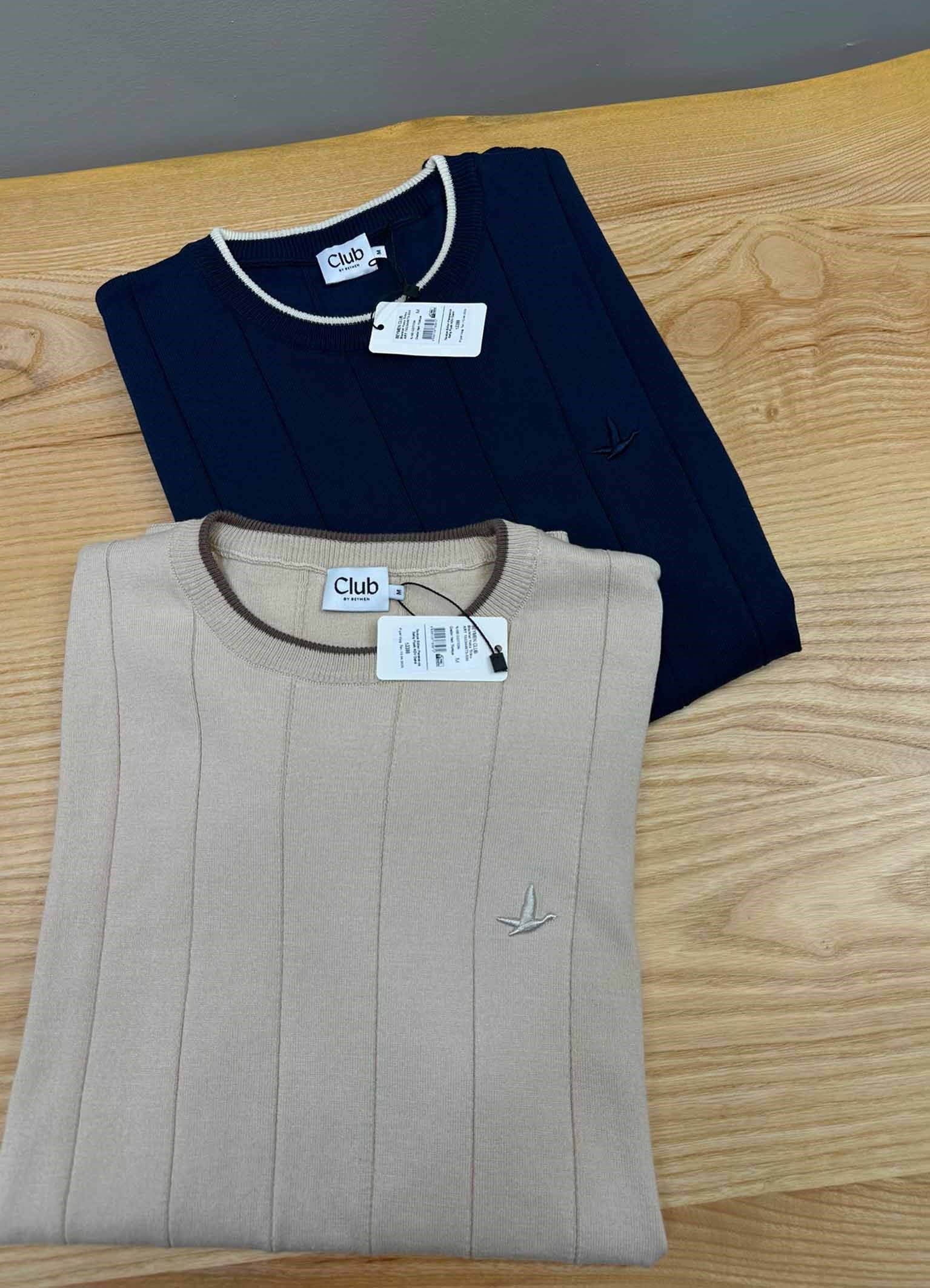 MEN2112 B.MN BİSİKLET YAKA TRİKO T-SHIRT