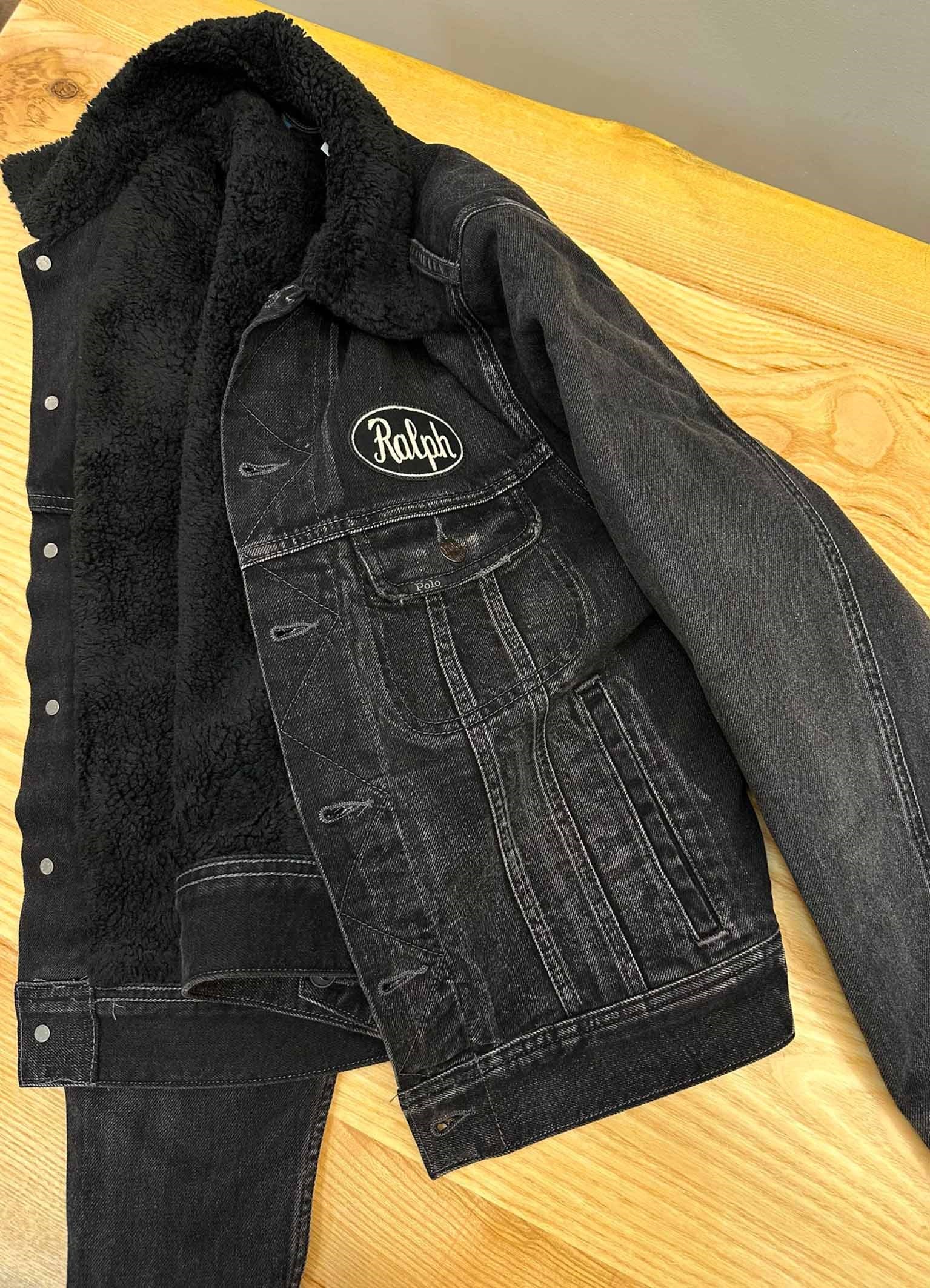 MEN2113 PRL SİYAH DENİM MONT CEKET