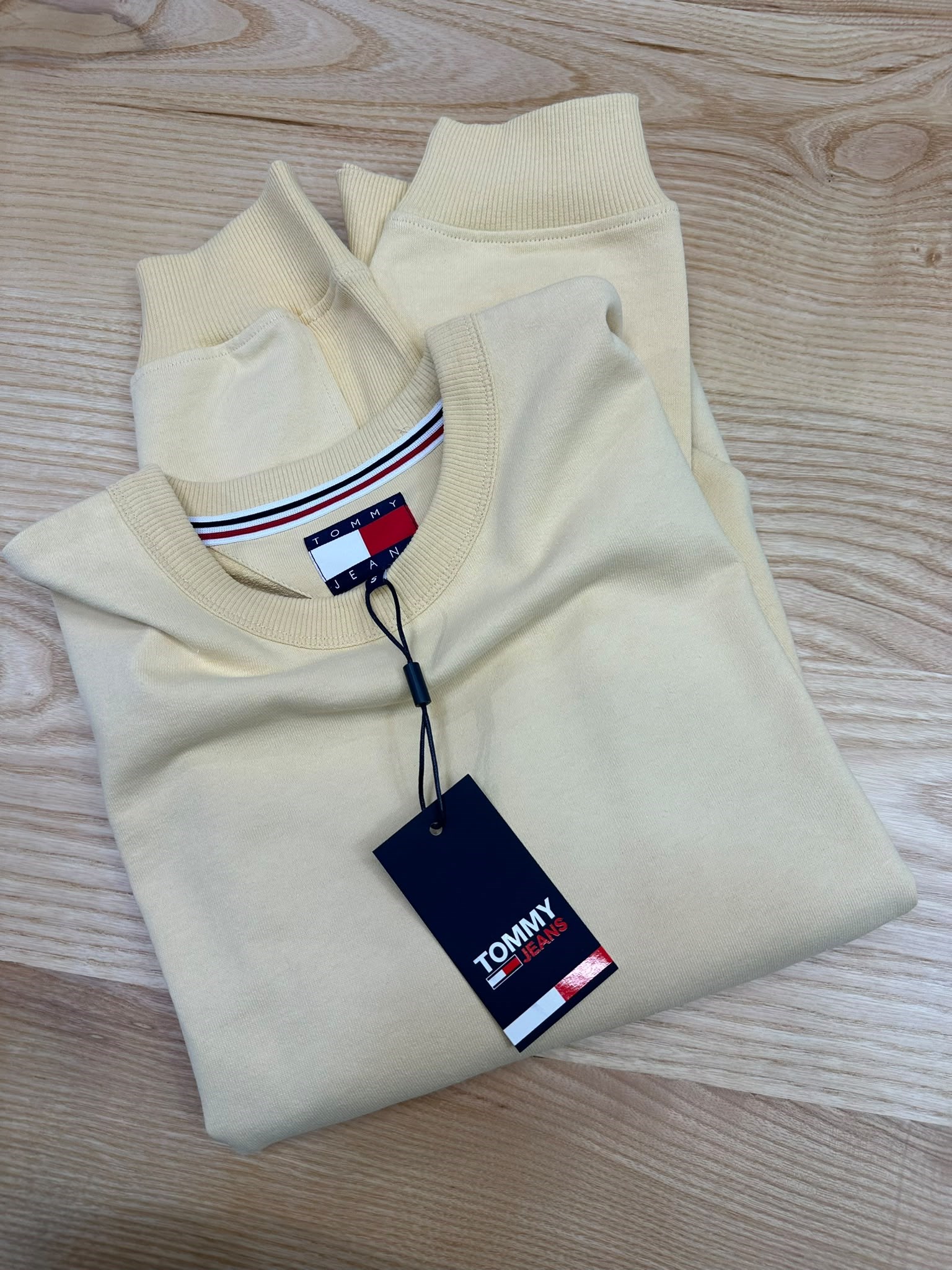 MEN2211 TM BİSİKLET YAKA SARI SWEAT 
