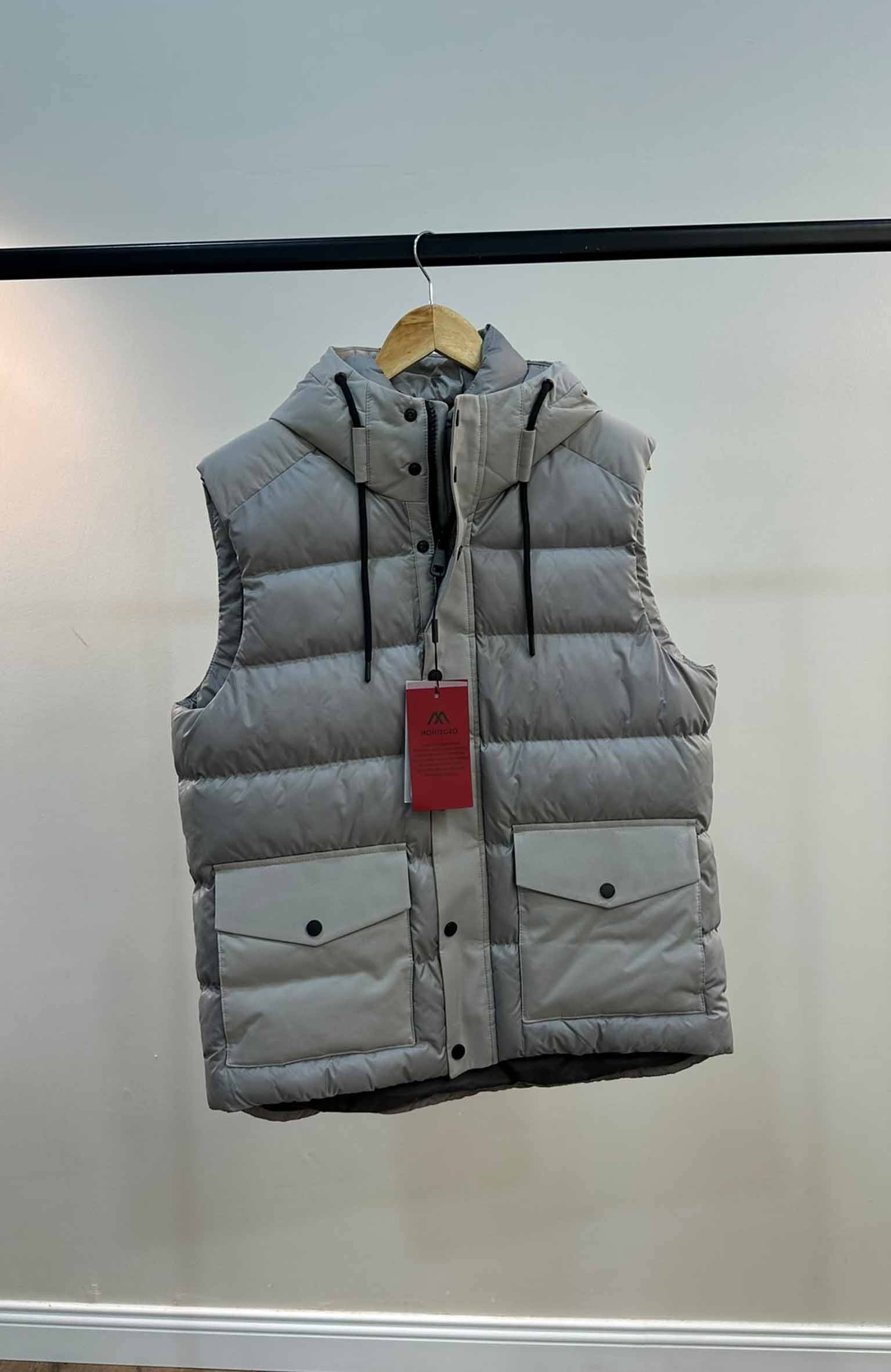 MEN2342 MNTGR GRİ ŞİŞME YELEK