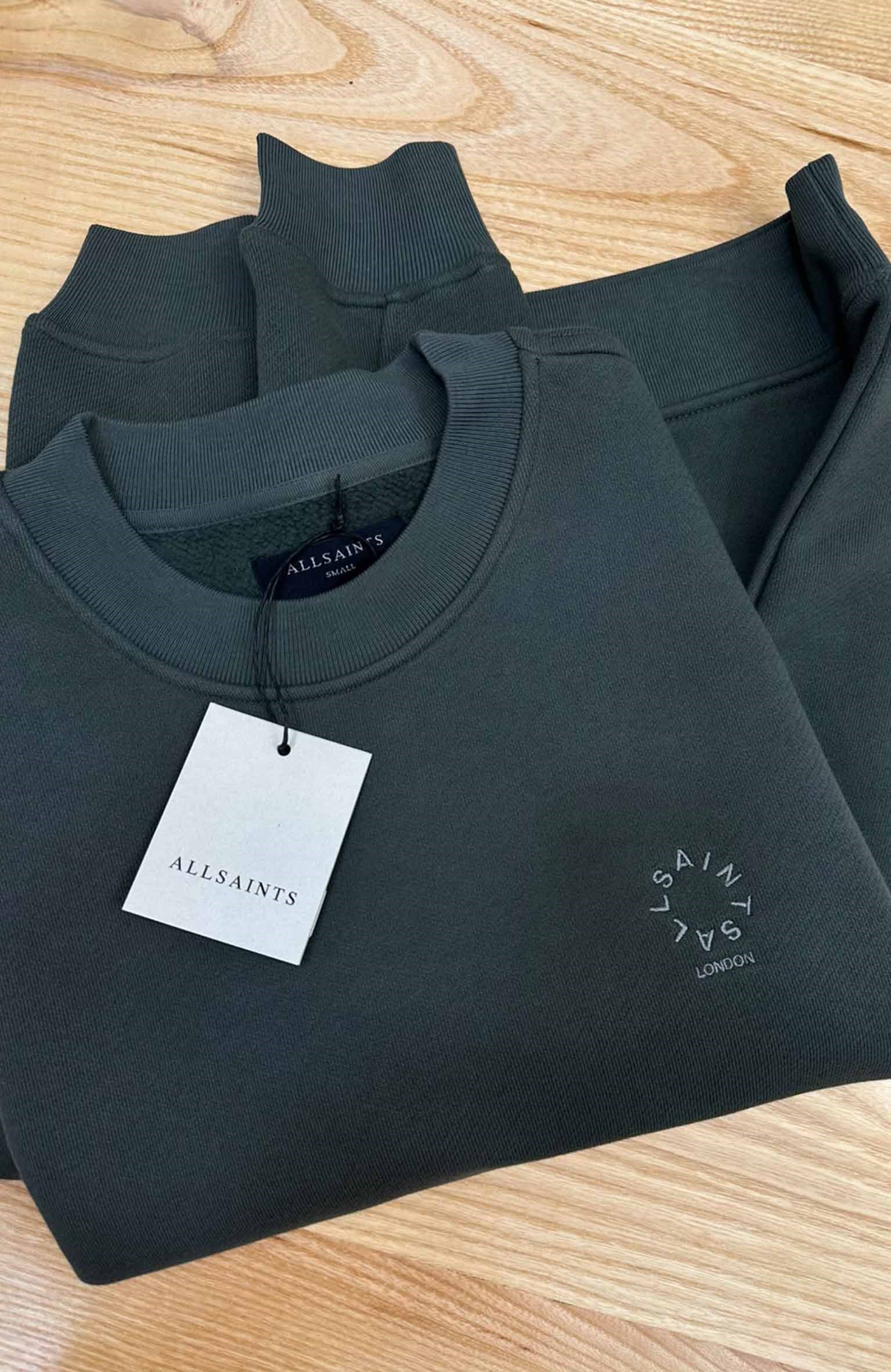 MEN2355 ALL S. BİSİKLET YAKA KOYU YEŞİL SWEAT