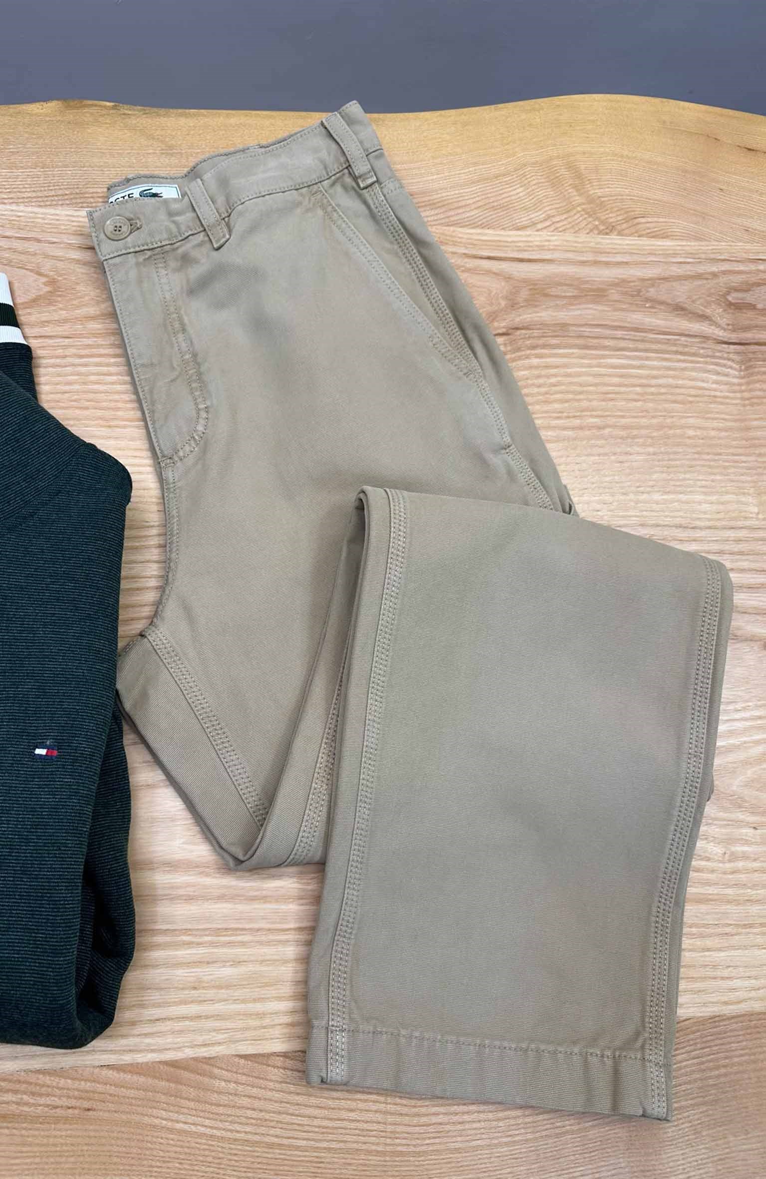 MEN2391 LCT STRAIGHT FİT CAMEL CEP DETAYLI PANTOLON