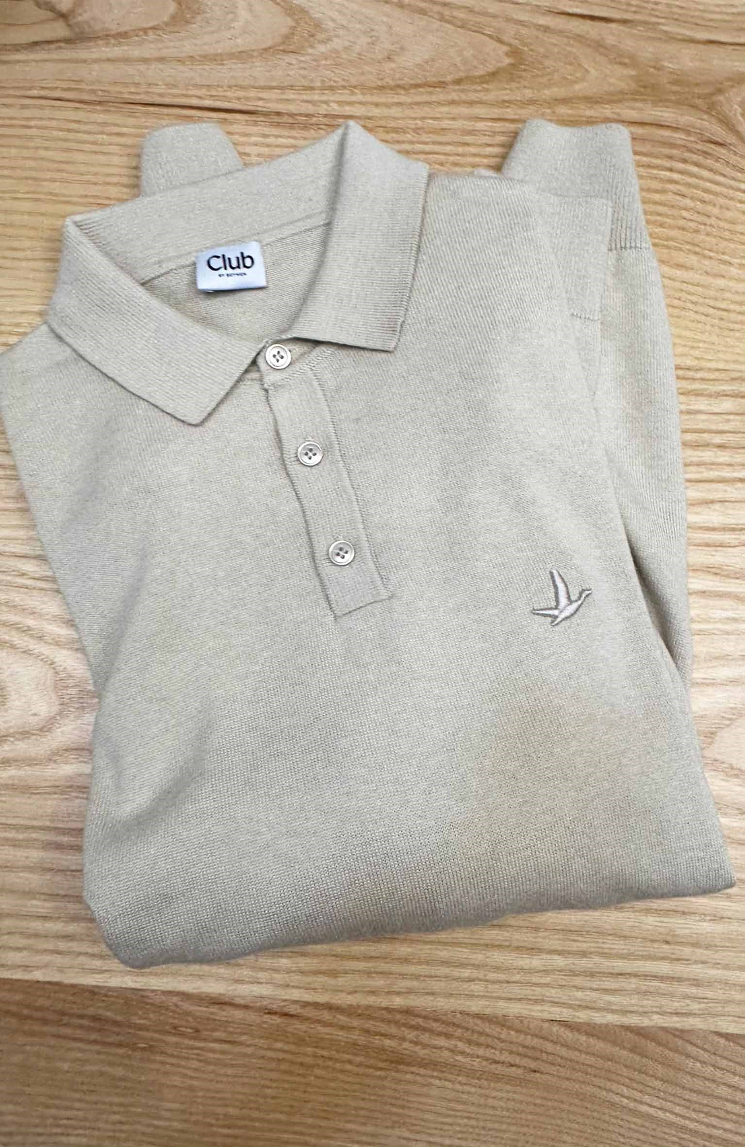 MEN2439 B.MN POLO YAKA BEJ TRİKO