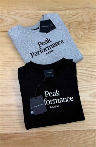 C2788 P.P NAKIŞLI BİSİKLET YAKA SWEAT