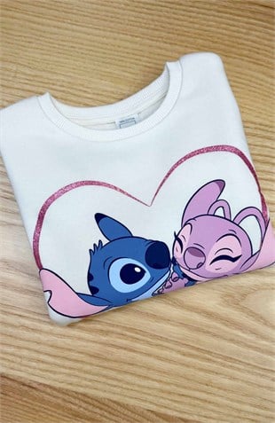 C2866 STITCH BASKILI KREM SWEAT
