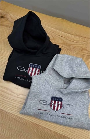 C2881 GNT KAPÜŞONLU NAKIŞLI SWEAT