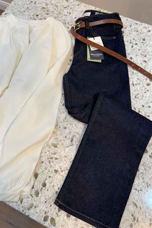K2373 M.POLO LACİVERT STRAIGHT JEAN