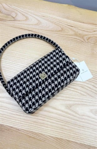 K3319 KAZAYAĞI DESENLİ ÇANTA